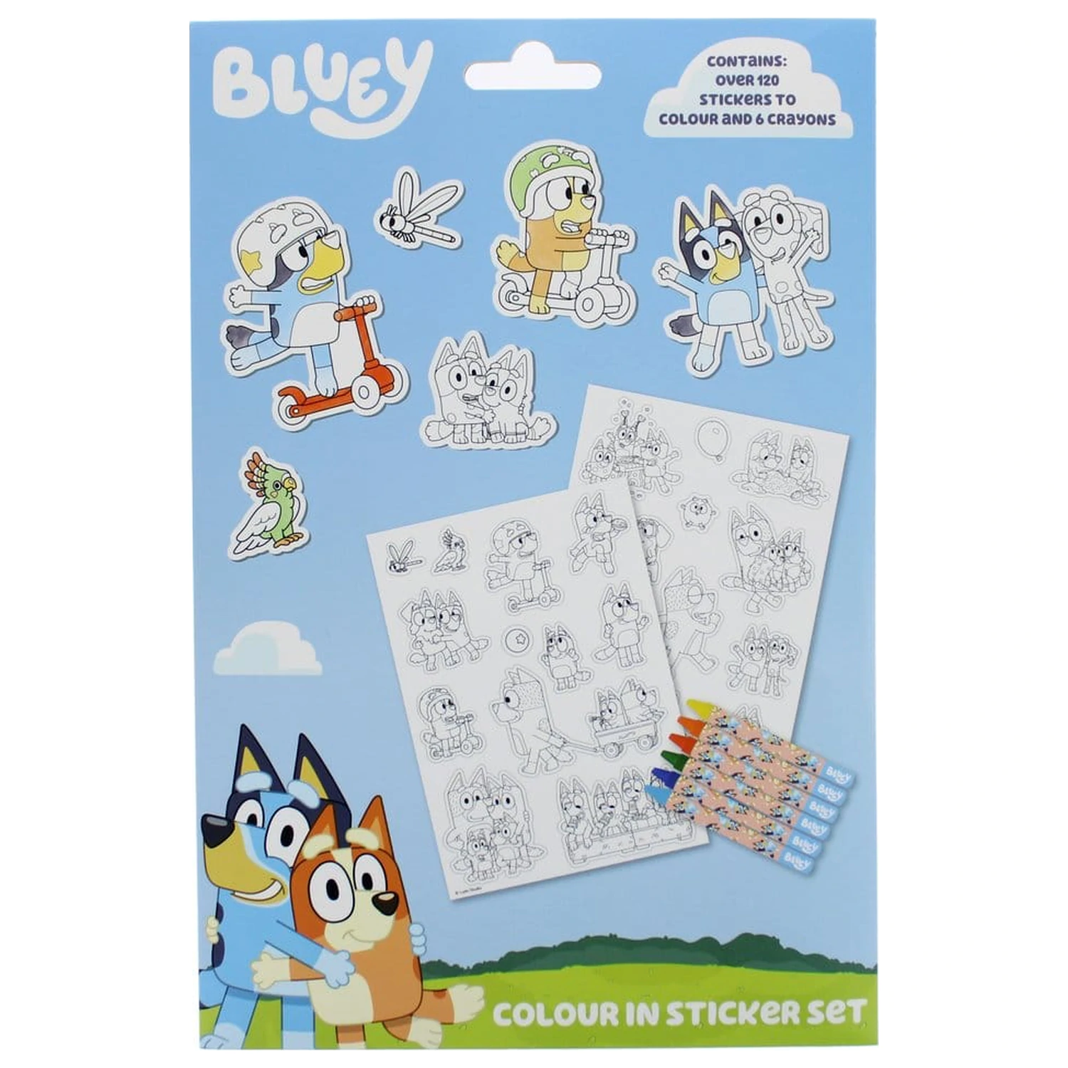 Bluey Zestaw do kolorowania z naklejkami zdjęcie produktu
