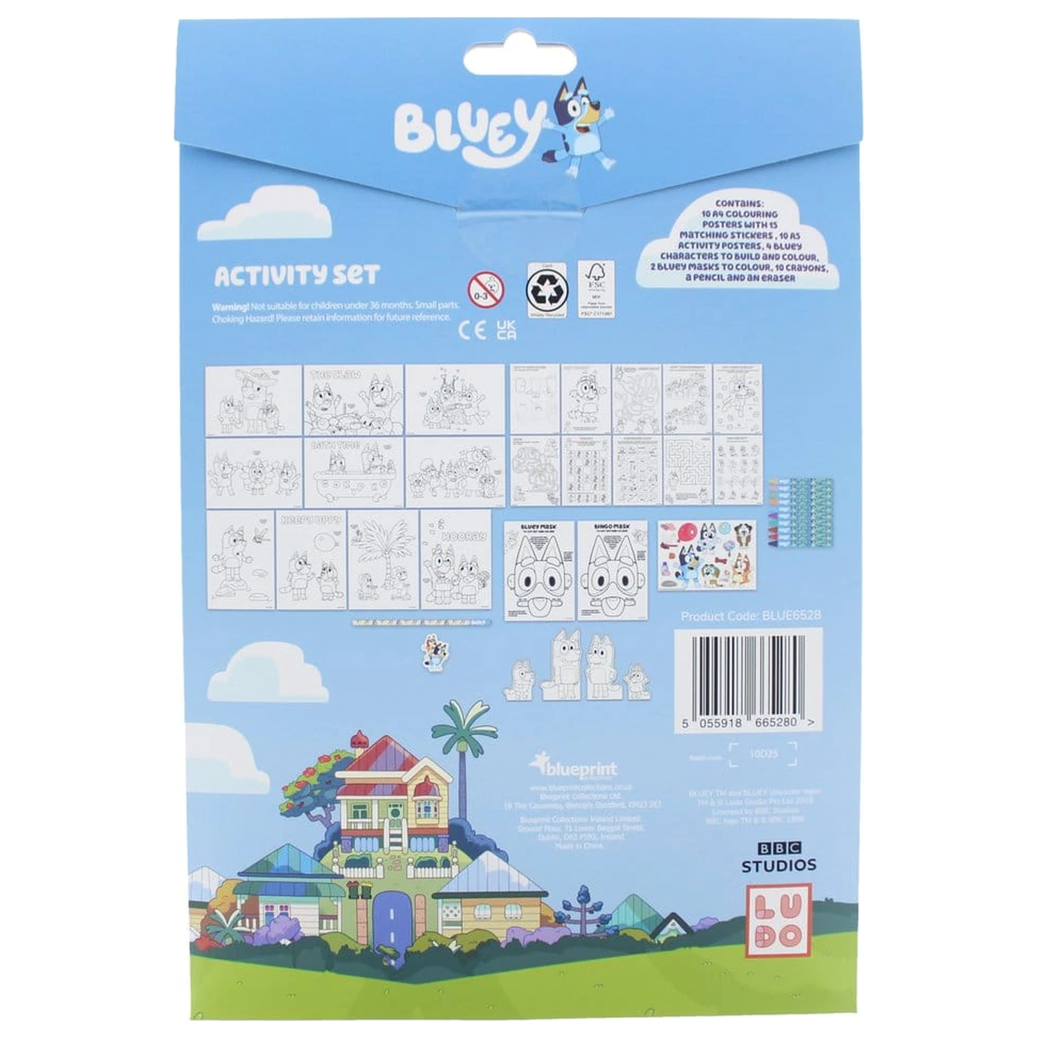 Bluey zestaw plakatów do zabawy i nauki zdjęcie produktu