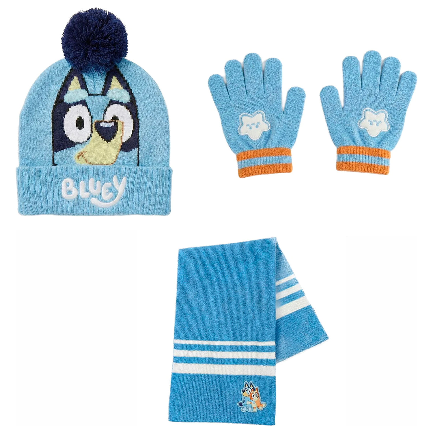 Bluey zimowy komplet komin czapka rękawiczki zdjęcie produktu