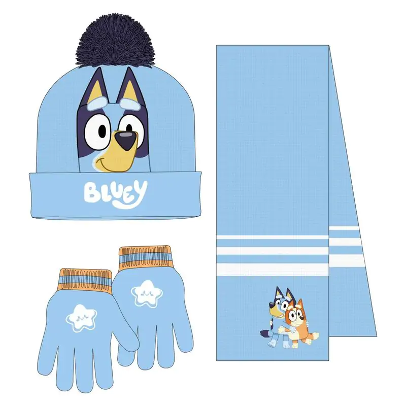 Bluey zimowy komplet komin czapka rękawiczki zdjęcie produktu