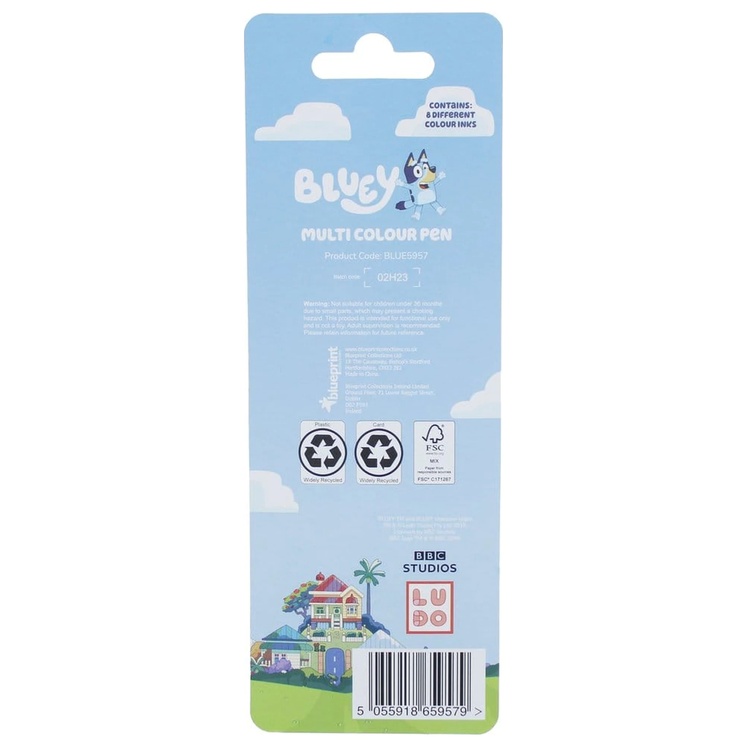 Bluey Wielokolorowy długopis zdjęcie produktu