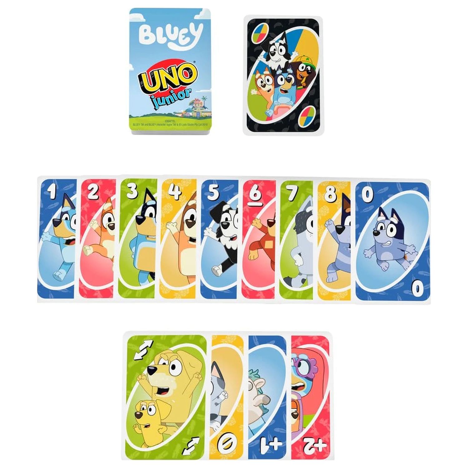 Bluey UNO Junior Gra Karciana zdjęcie produktu