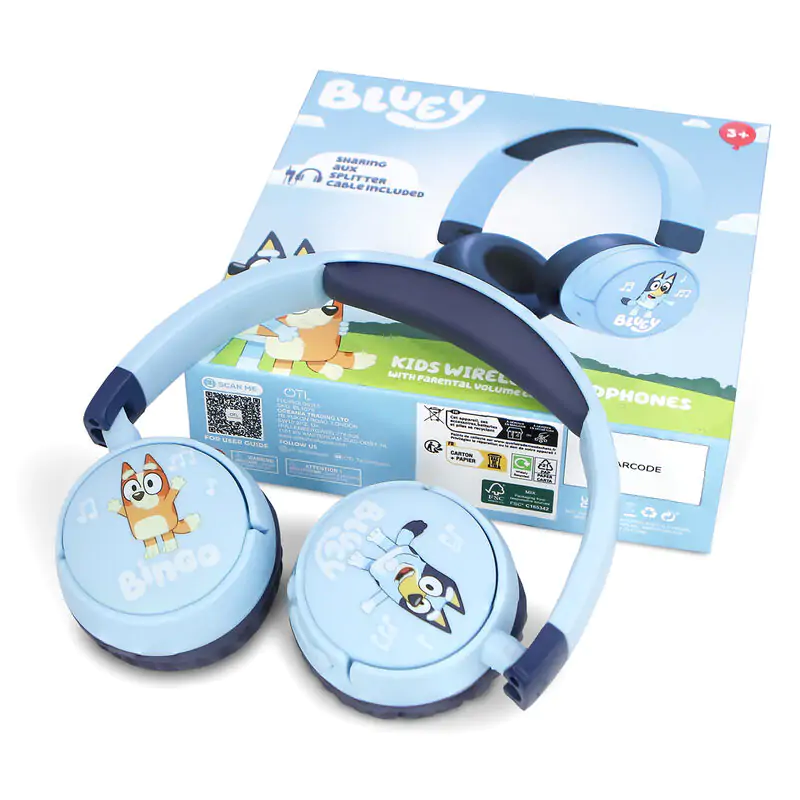 Bluey bezprzewodowe słuchawki dla dzieci zdjęcie produktu