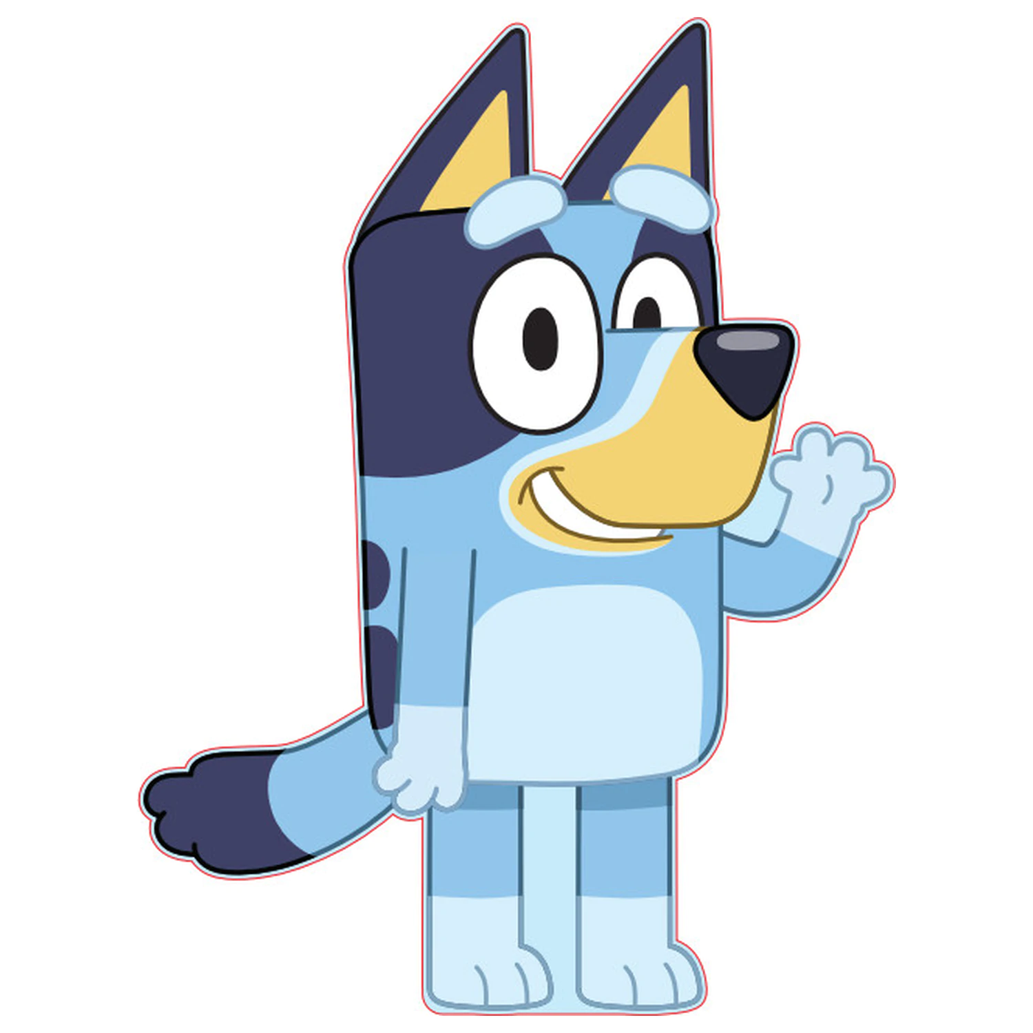 Bluey Poduszka w Kształcie Fali zdjęcie produktu