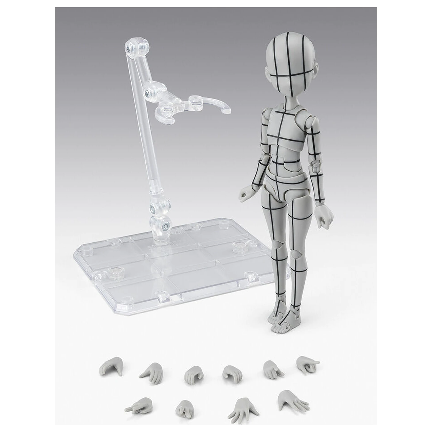 Body Series Body-Chan- Ken Sugimori Edition Wireframe Gray Color Ver. S.H. Figuarts figurka 13cm zdjęcie produktu
