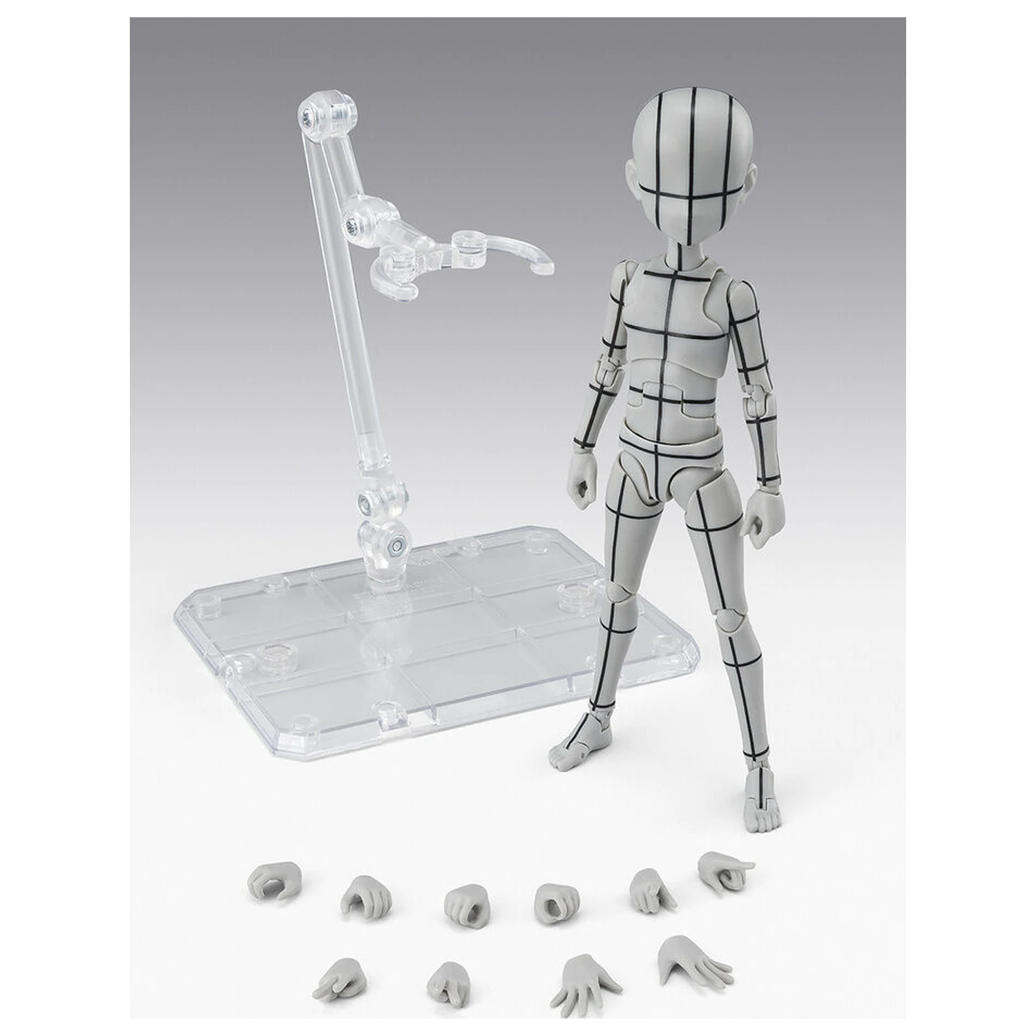 Body Series Body-Kun- Ken Sugimori Edition Wireframe Gray Color Ver. figurka S.H. Figuarts 13cm zdjęcie produktu