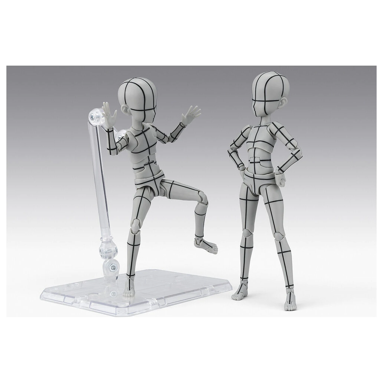 Body Series Body-Kun- Ken Sugimori Edition Wireframe Gray Color Ver. figurka S.H. Figuarts 13cm zdjęcie produktu