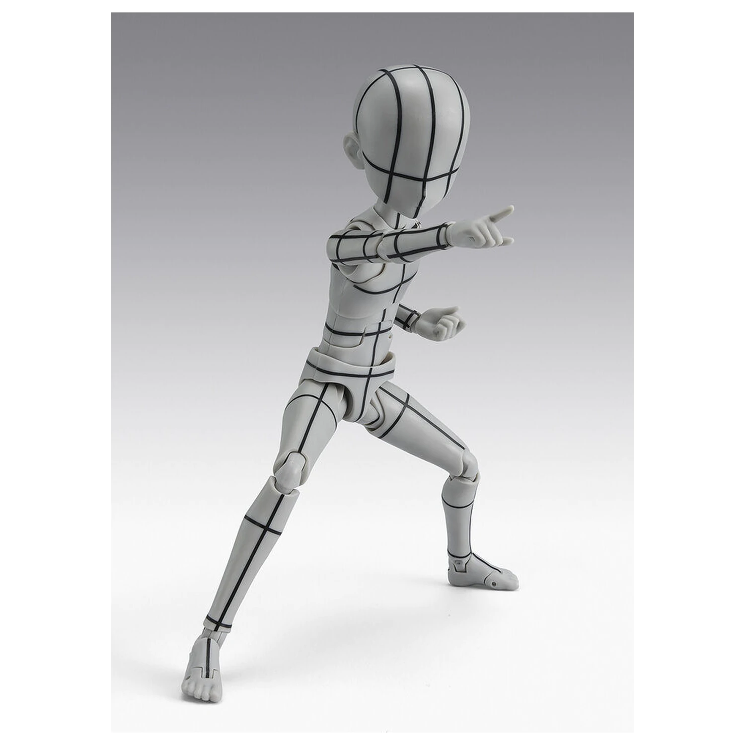 Body Series Body-Kun- Ken Sugimori Edition Wireframe Gray Color Ver. figurka S.H. Figuarts 13cm zdjęcie produktu