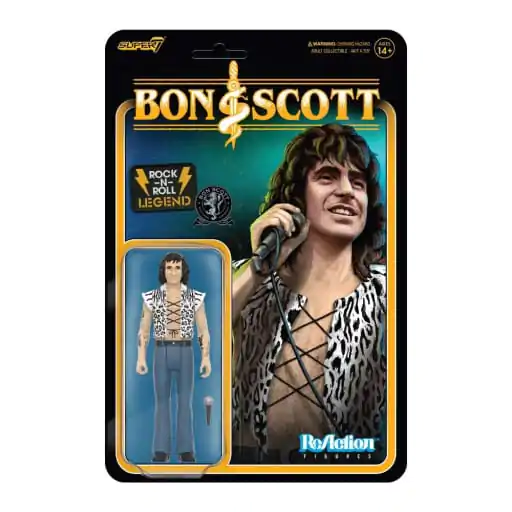 Bon Scott ReAction Figurka Akcji Fala 02 Bon Scott (Leopard Print) 10 cm zdjęcie produktu