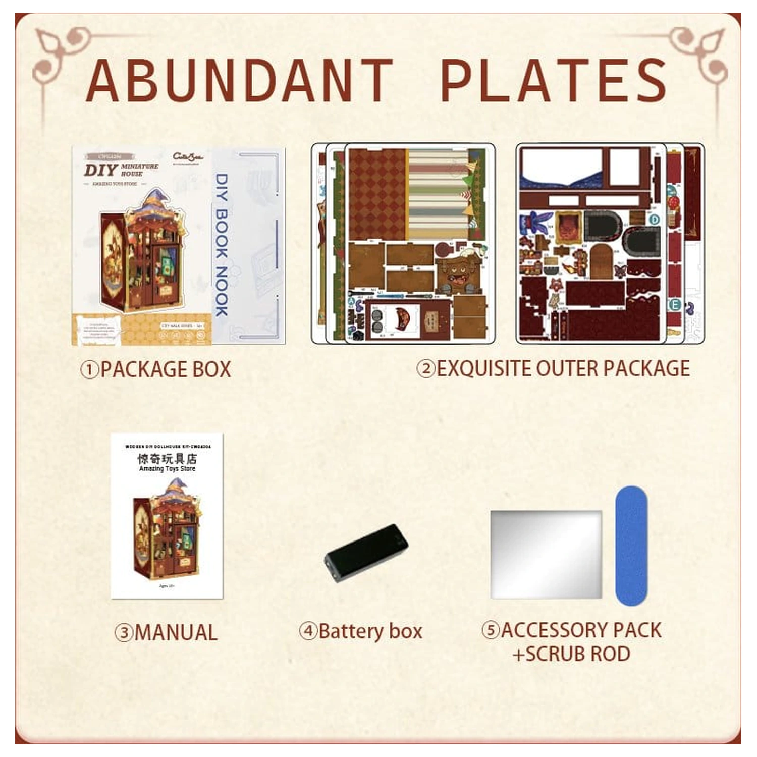 Book Nook Amazing Toy Store 17 x 12 cm zdjęcie produktu