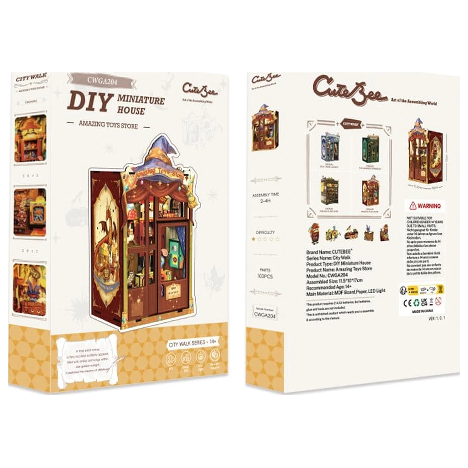 Book Nook Amazing Toy Store 17 x 12 cm zdjęcie produktu