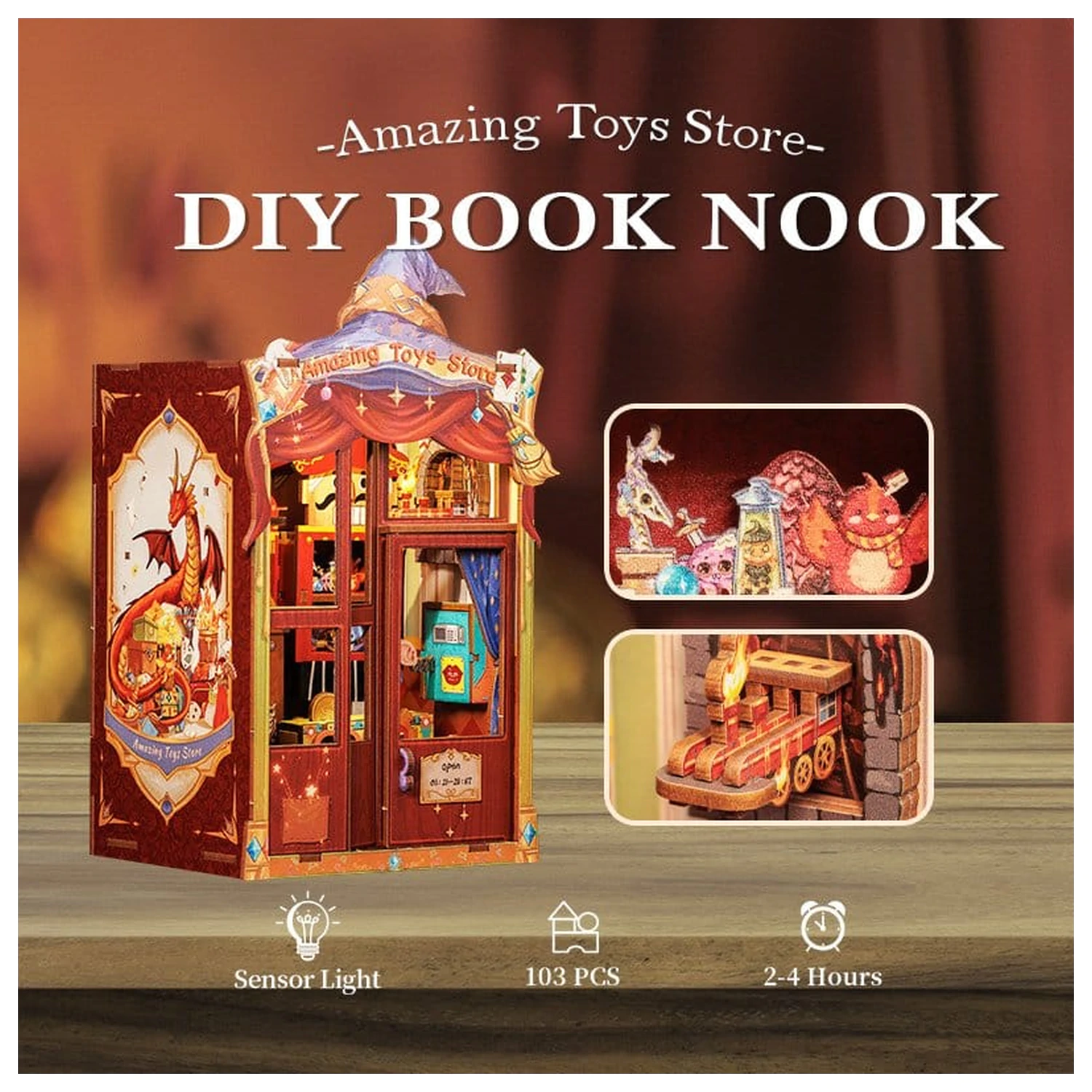 Book Nook Amazing Toy Store 17 x 12 cm zdjęcie produktu