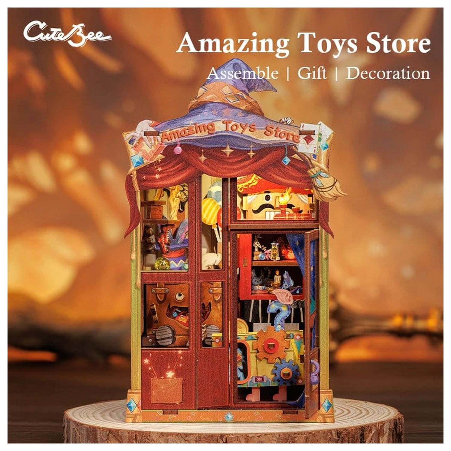 Book Nook Amazing Toy Store 17 x 12 cm zdjęcie produktu