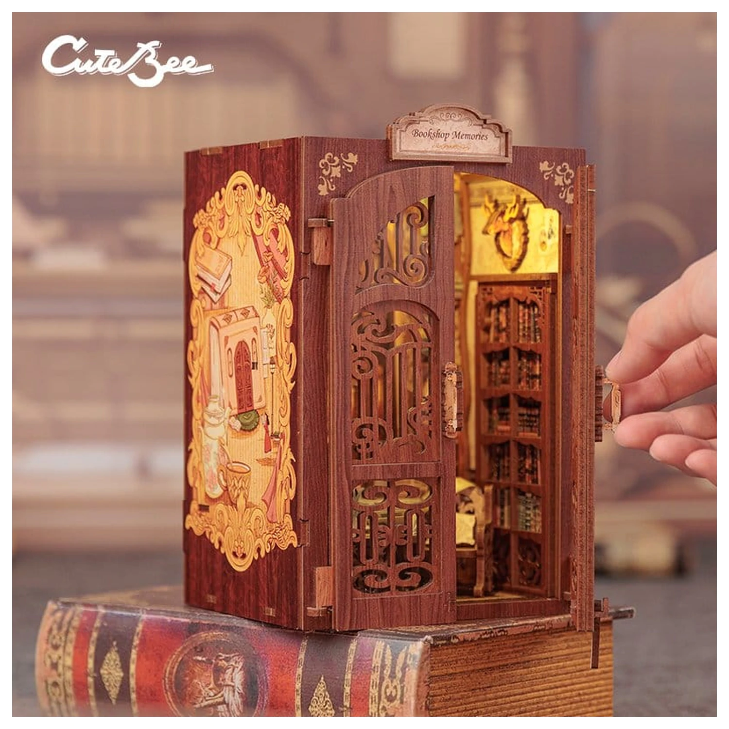 Book Nook Bookshop Memories 17 x 10 cm zdjęcie produktu