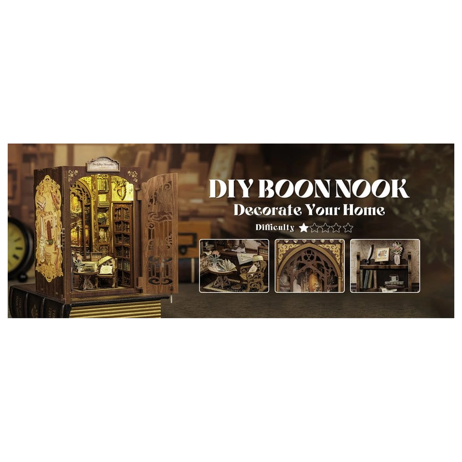 Book Nook Bookshop Memories 17 x 10 cm zdjęcie produktu