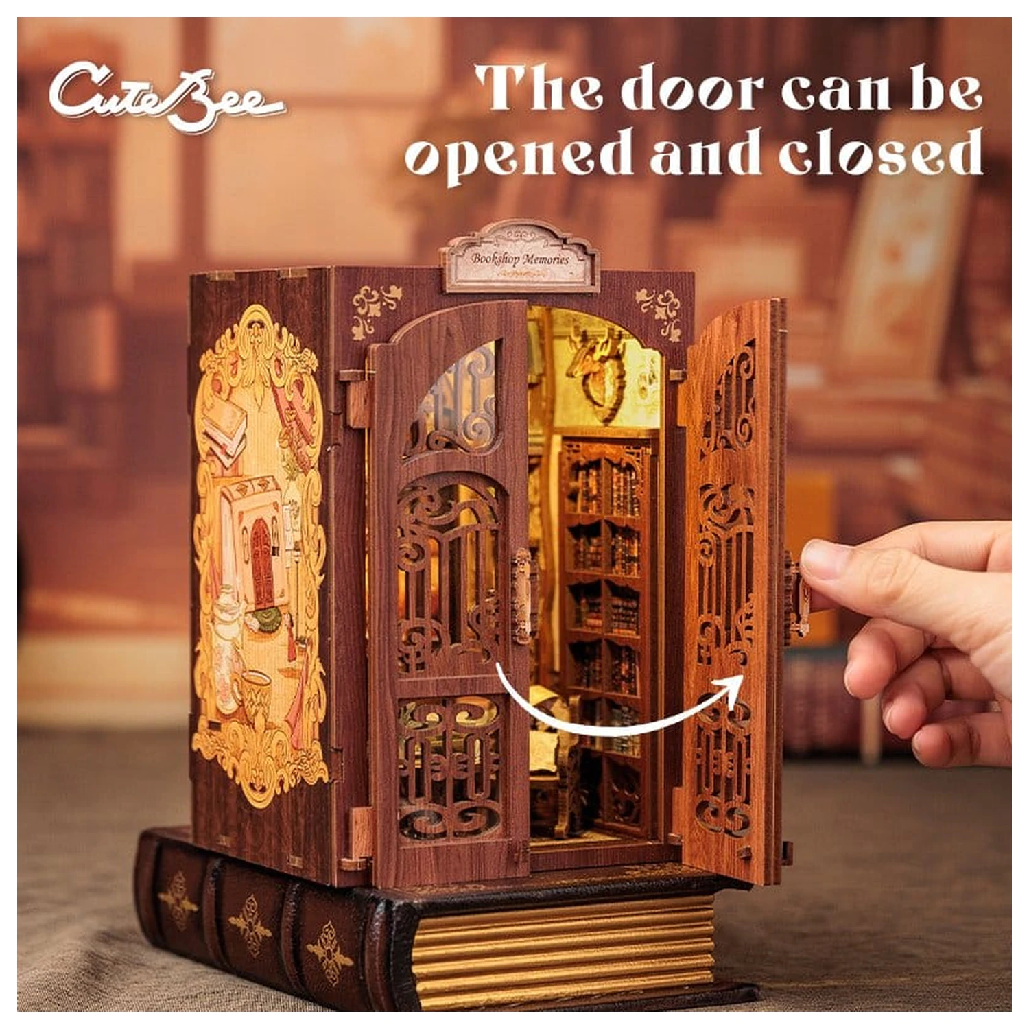 Book Nook Bookshop Memories 17 x 10 cm zdjęcie produktu