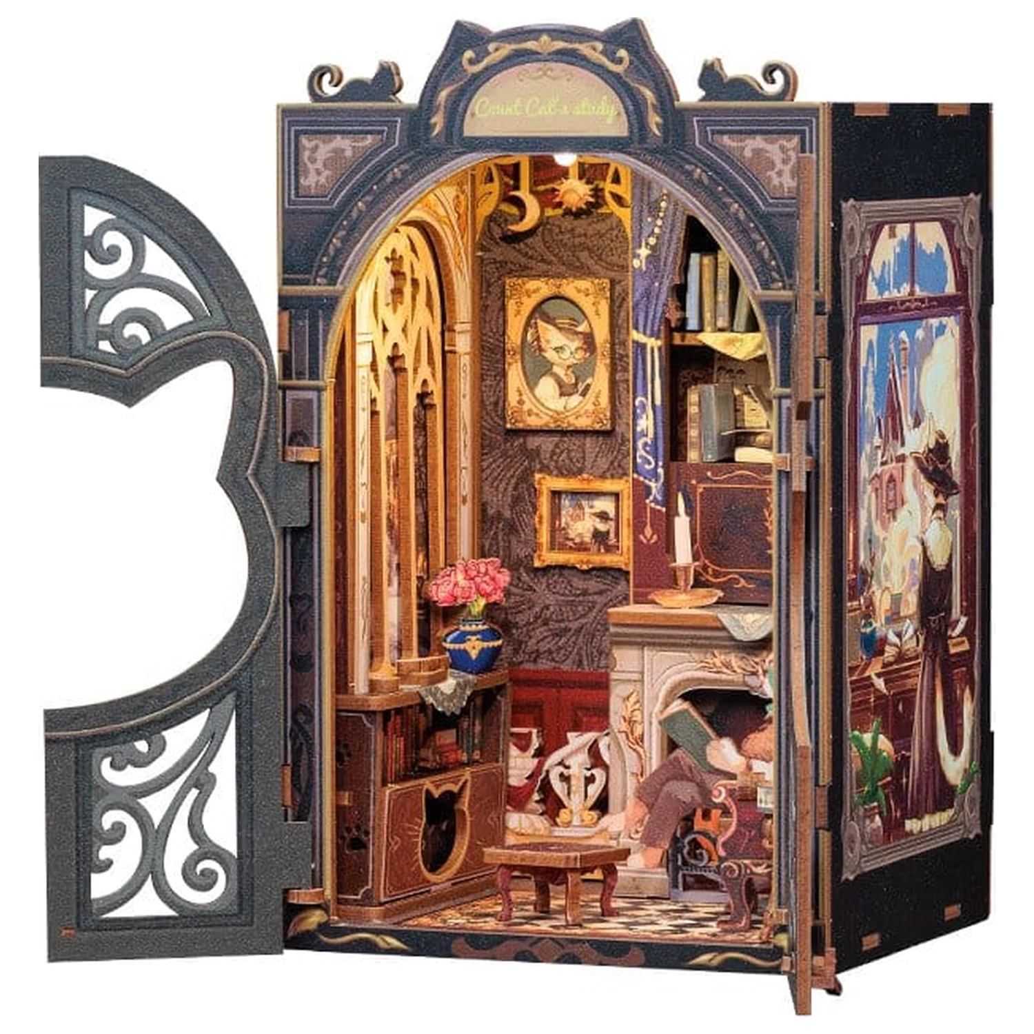 Book Nook gabinet Kota Hrabiego 17 x 12 cm zdjęcie produktu