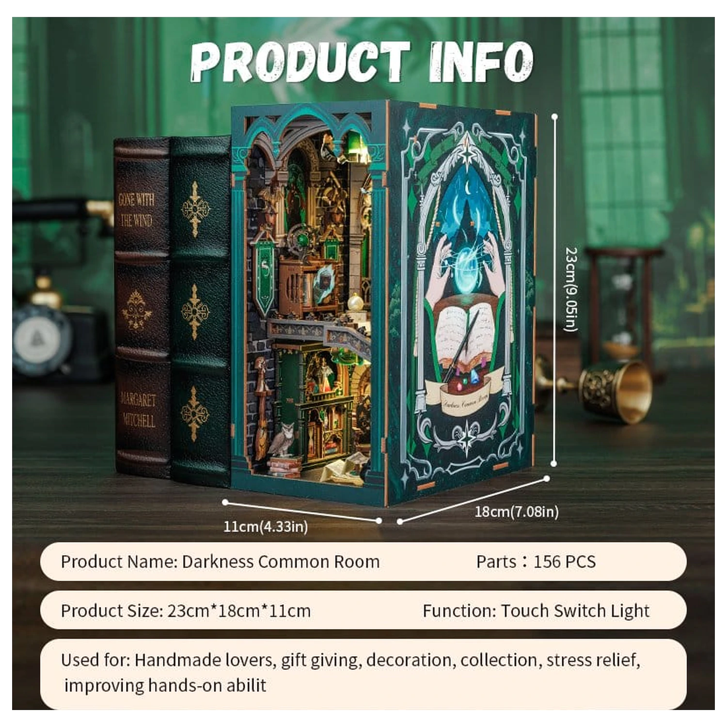 Book Nook Darkness Common Room 23 x 11 cm zdjęcie produktu