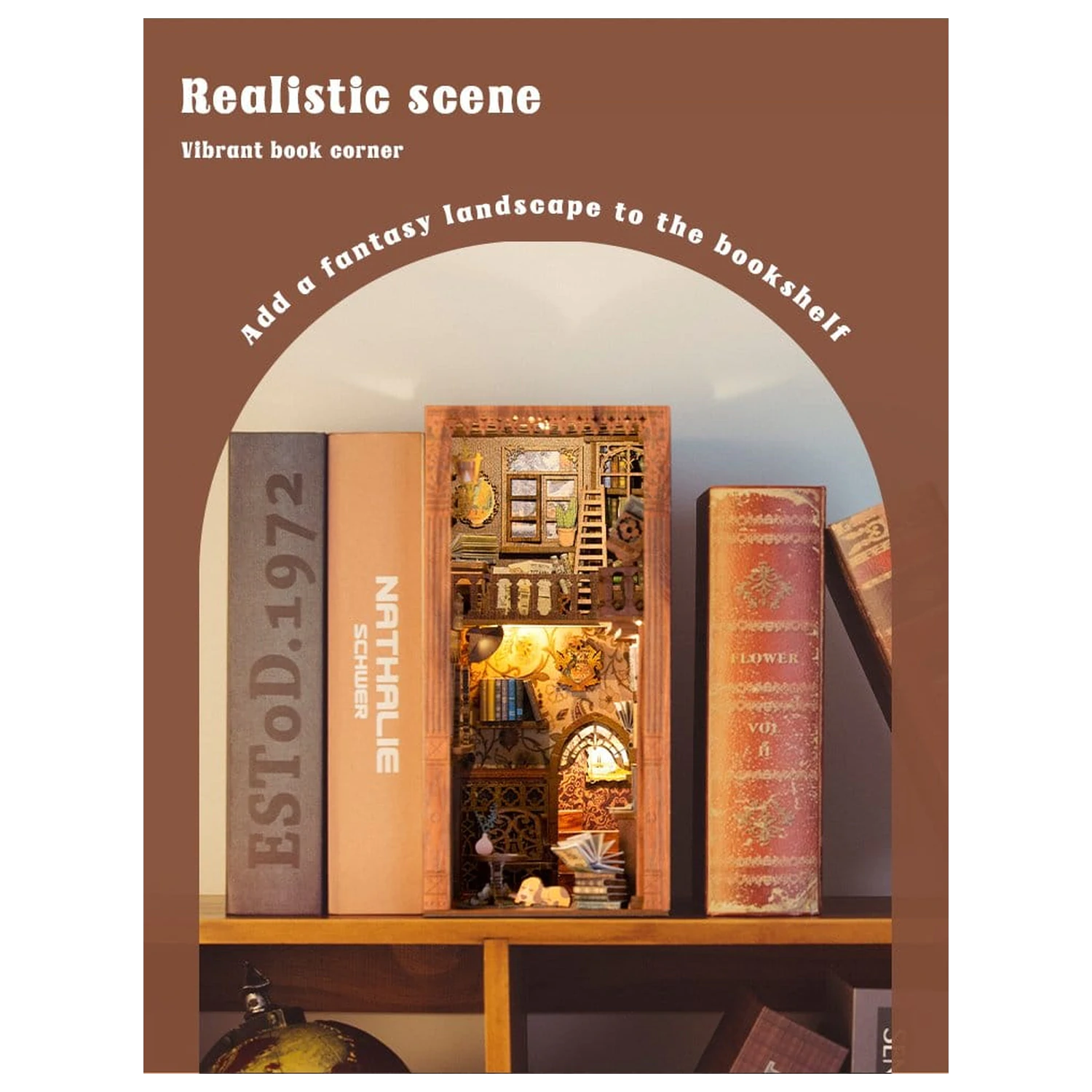 Book Nook Wieczna Księgarnia 23 x 11 cm zdjęcie produktu