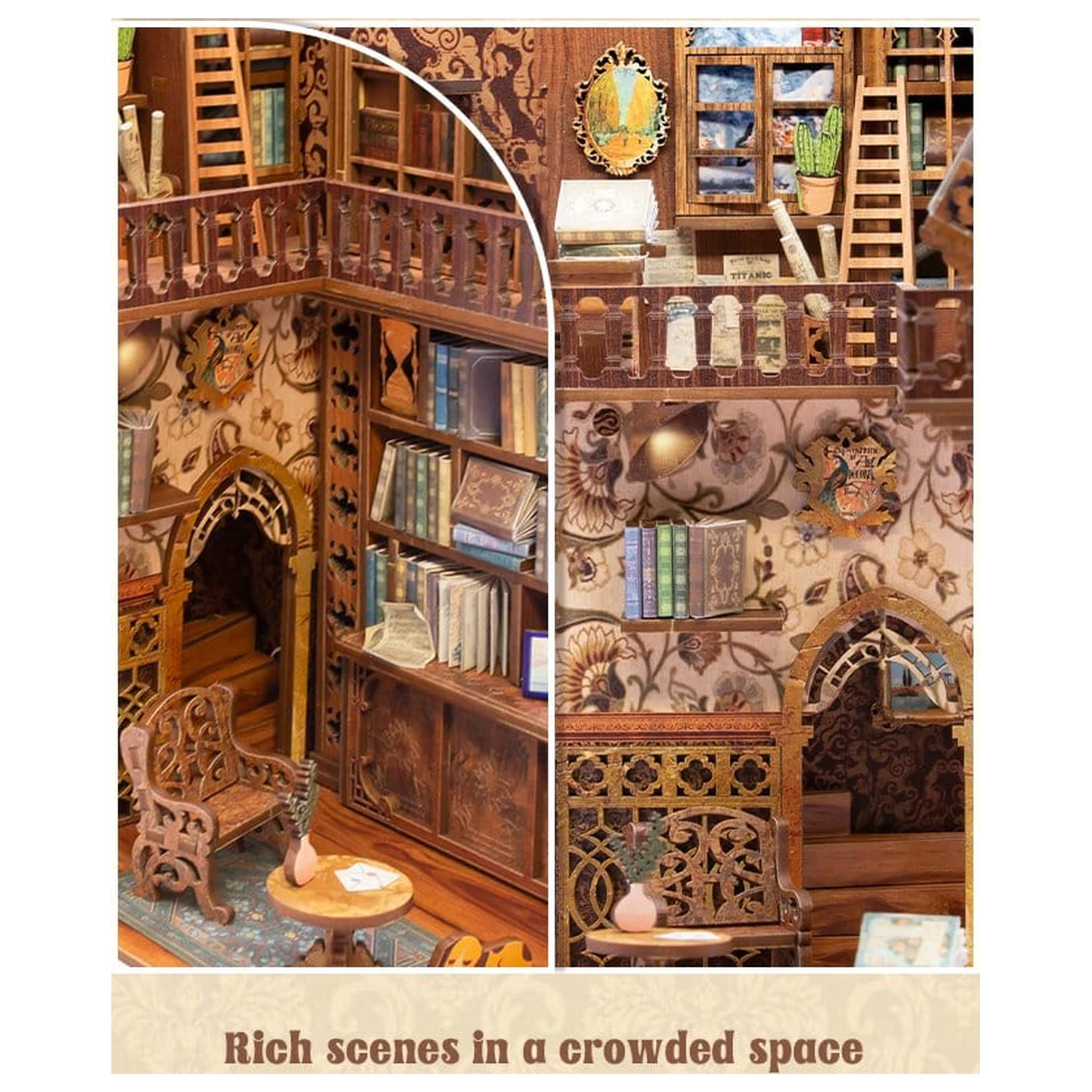 Book Nook Wieczna Księgarnia 23 x 11 cm zdjęcie produktu