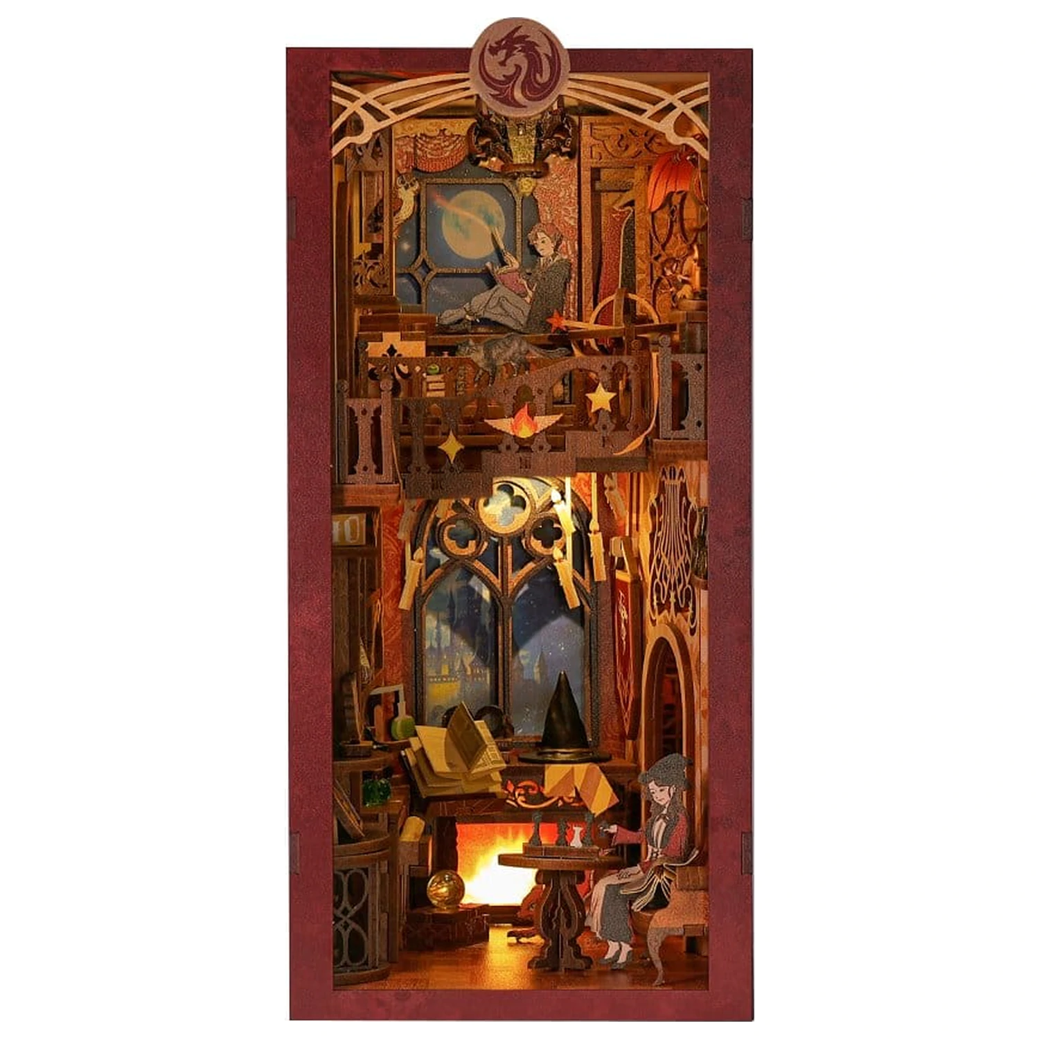 Book Nook Flame Common Room 23 x 11 cm zdjęcie produktu