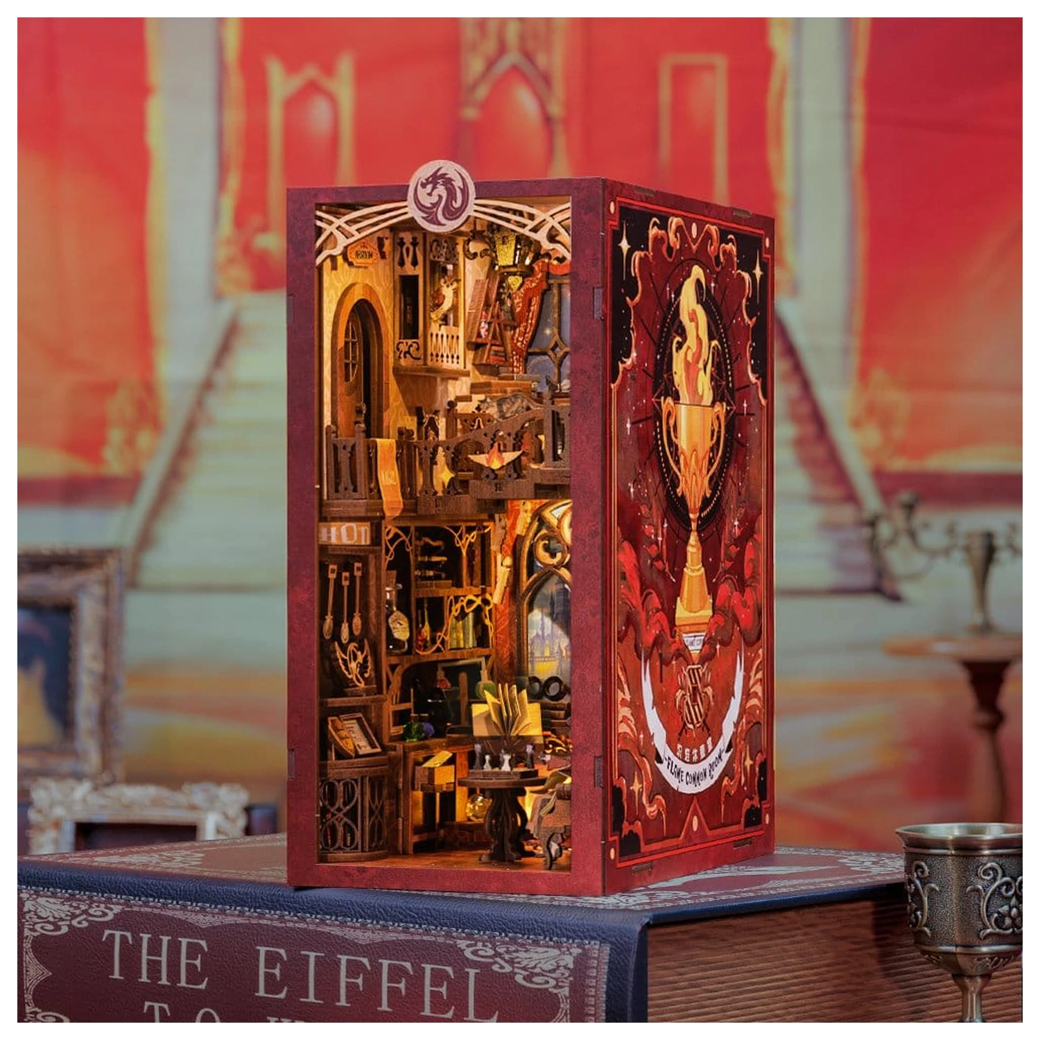 Book Nook Flame Common Room 23 x 11 cm zdjęcie produktu