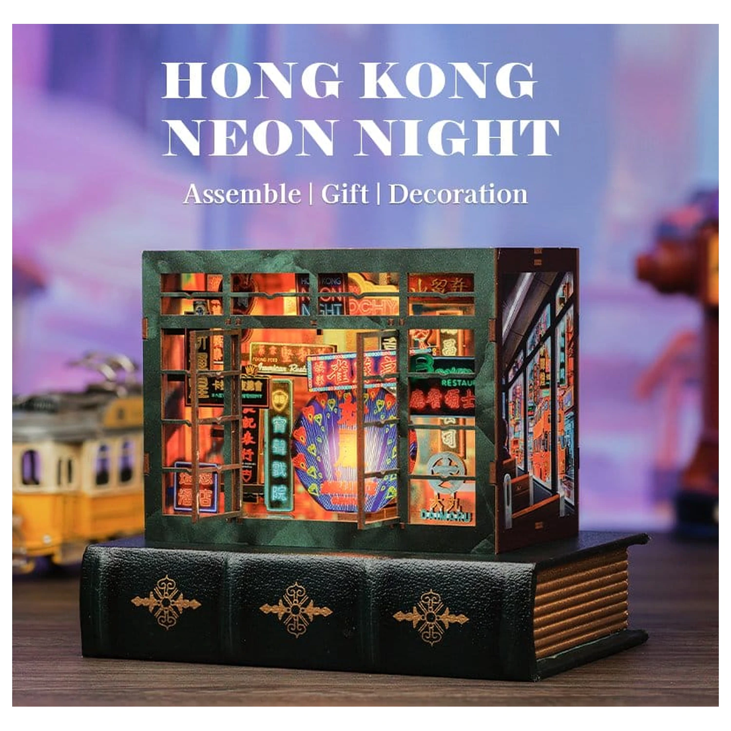 Book Nook Hong Kong Neon Light 13 x 17 cm zdjęcie produktu