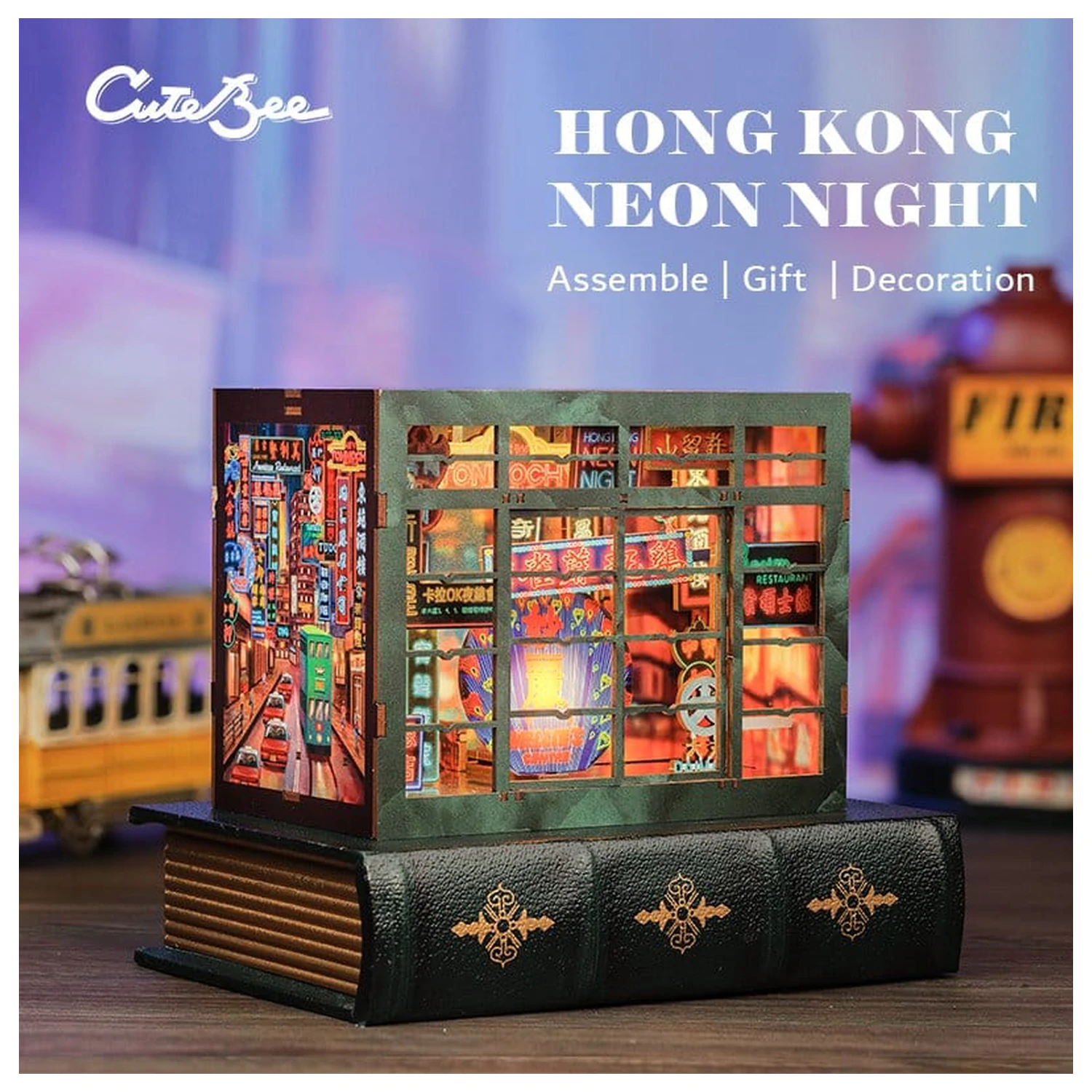 Book Nook Hong Kong Neon Light 13 x 17 cm zdjęcie produktu