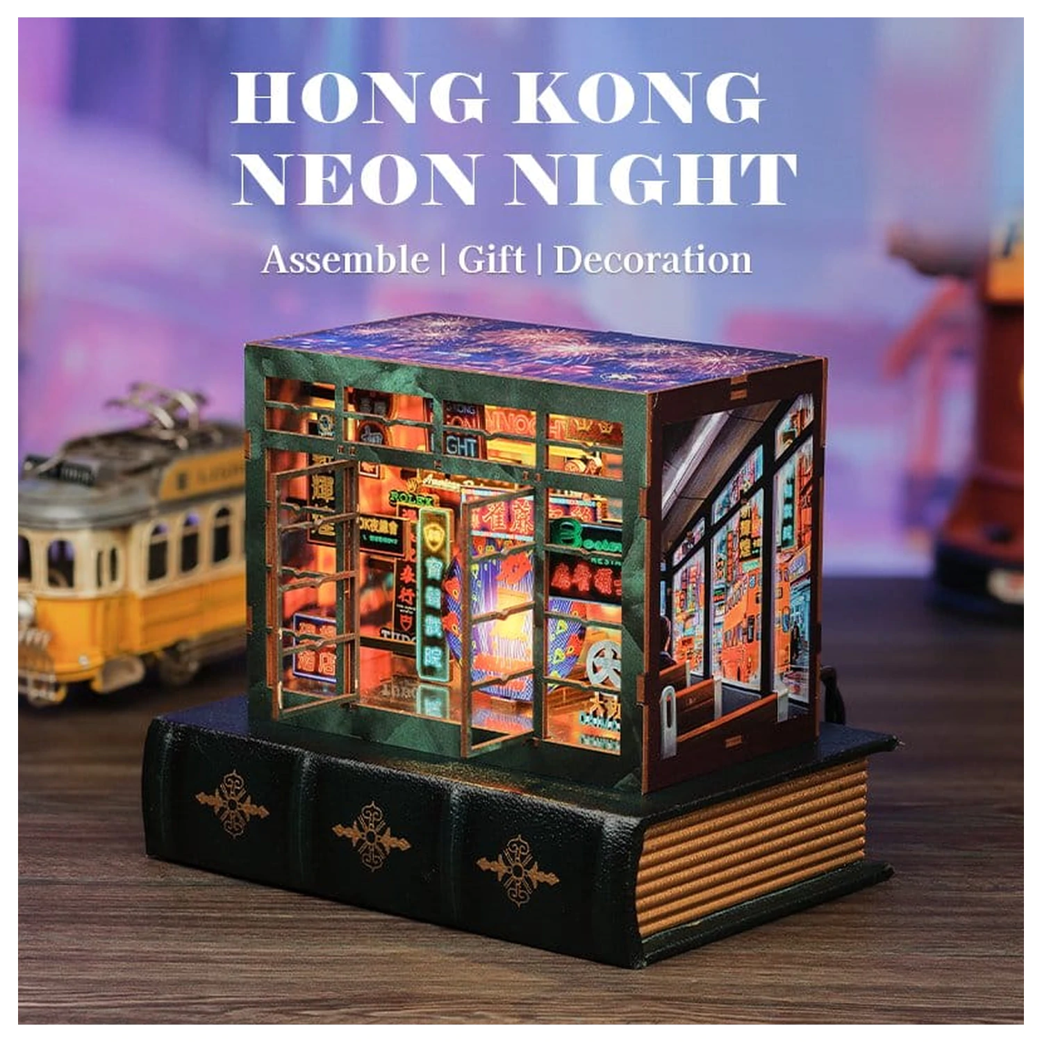 Book Nook Hong Kong Neon Light 13 x 17 cm zdjęcie produktu