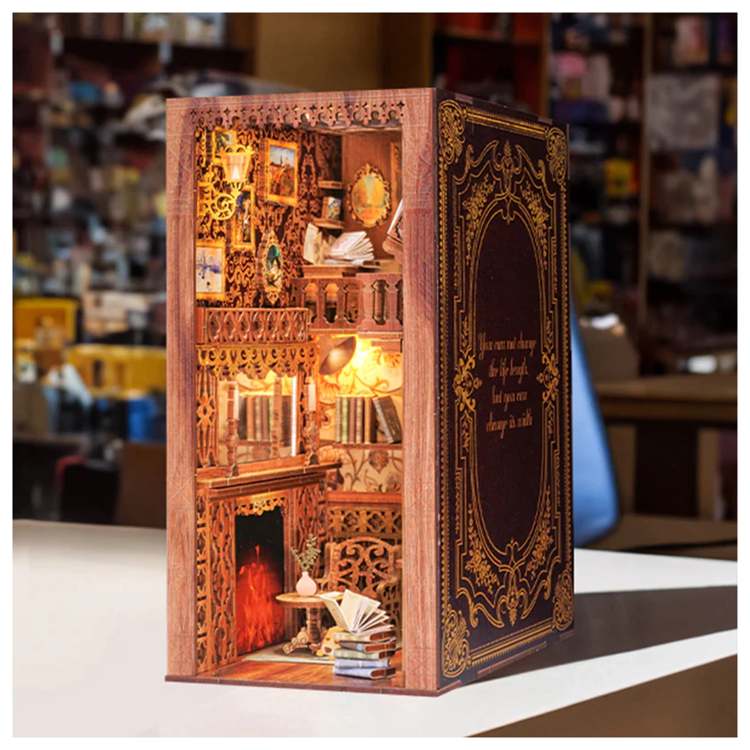 BOOK NOOK KIT DIY Eternal Bookstore 172 szt. + światło LED zdjęcie produktu