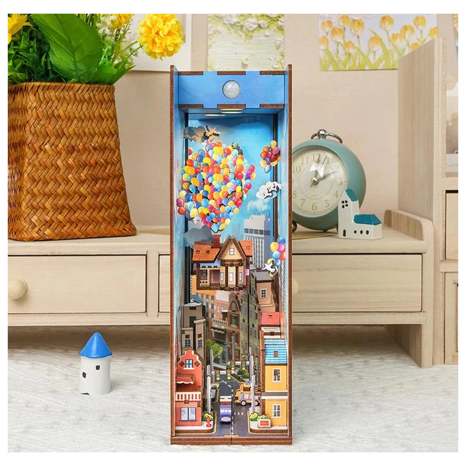 Zestaw BOOK NOOK DIY - Travel with the Wind 143 części + Światło LED zdjęcie produktu
