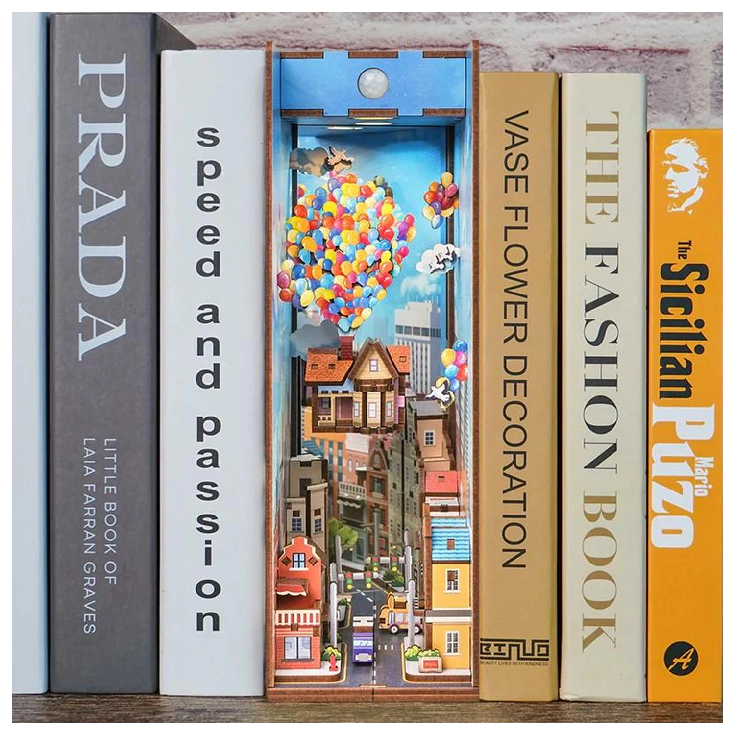 Zestaw BOOK NOOK DIY - Travel with the Wind 143 części + Światło LED zdjęcie produktu