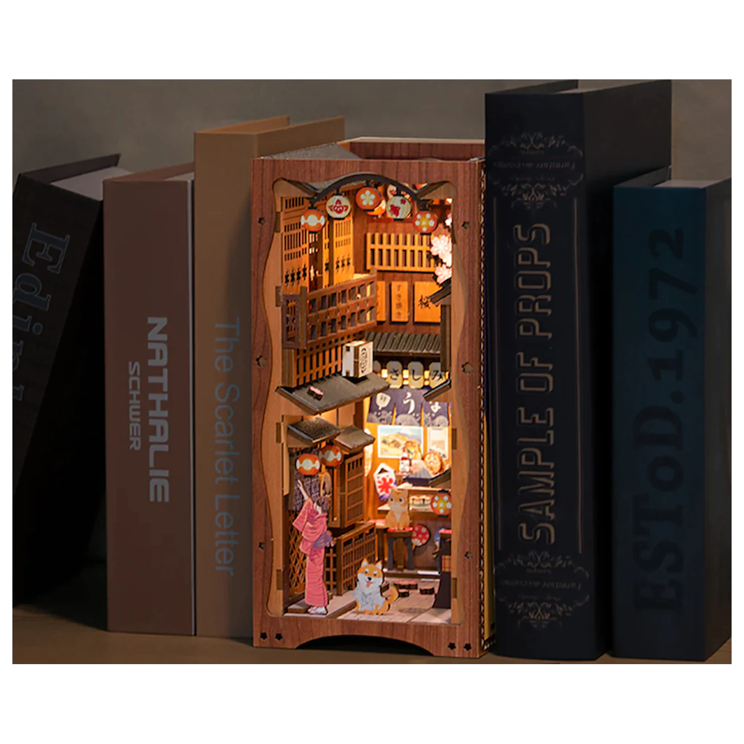 BOOK NOOK Zestaw DIY Pod Drzewem Sakura 214 części + światło LED zestaw konstrukcyjny zdjęcie produktu