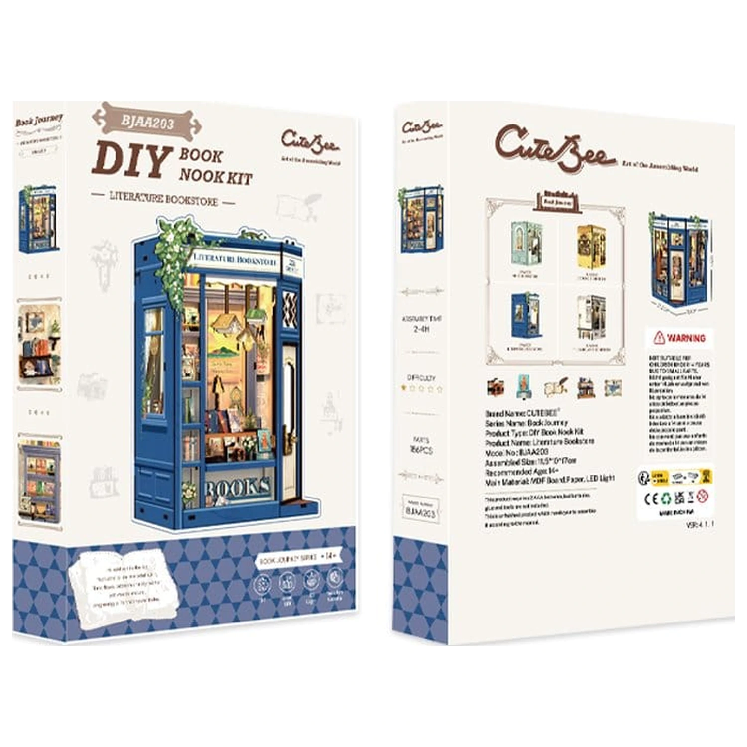 Book Nook Literatura Księgarnia 17 x 12 cm zdjęcie produktu