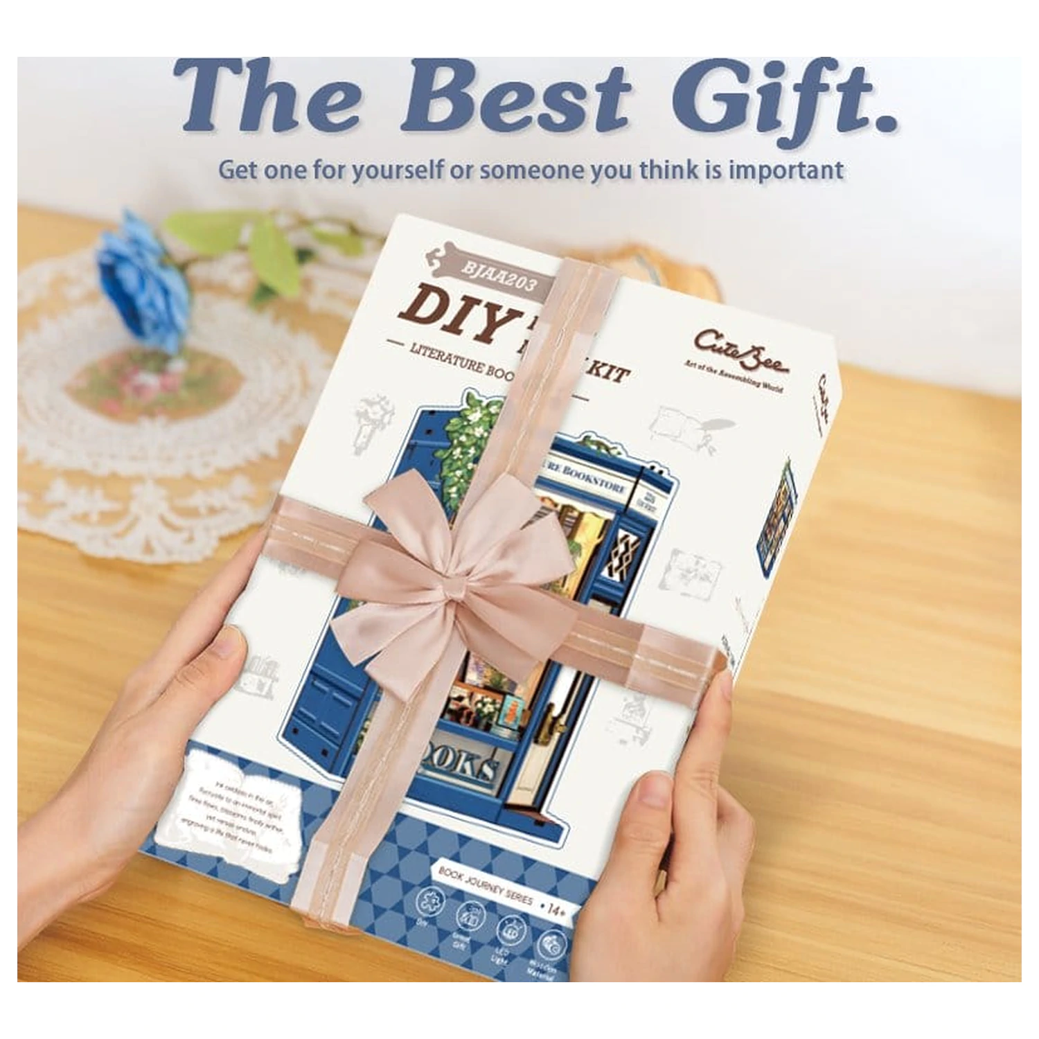 Book Nook Literatura Księgarnia 17 x 12 cm zdjęcie produktu