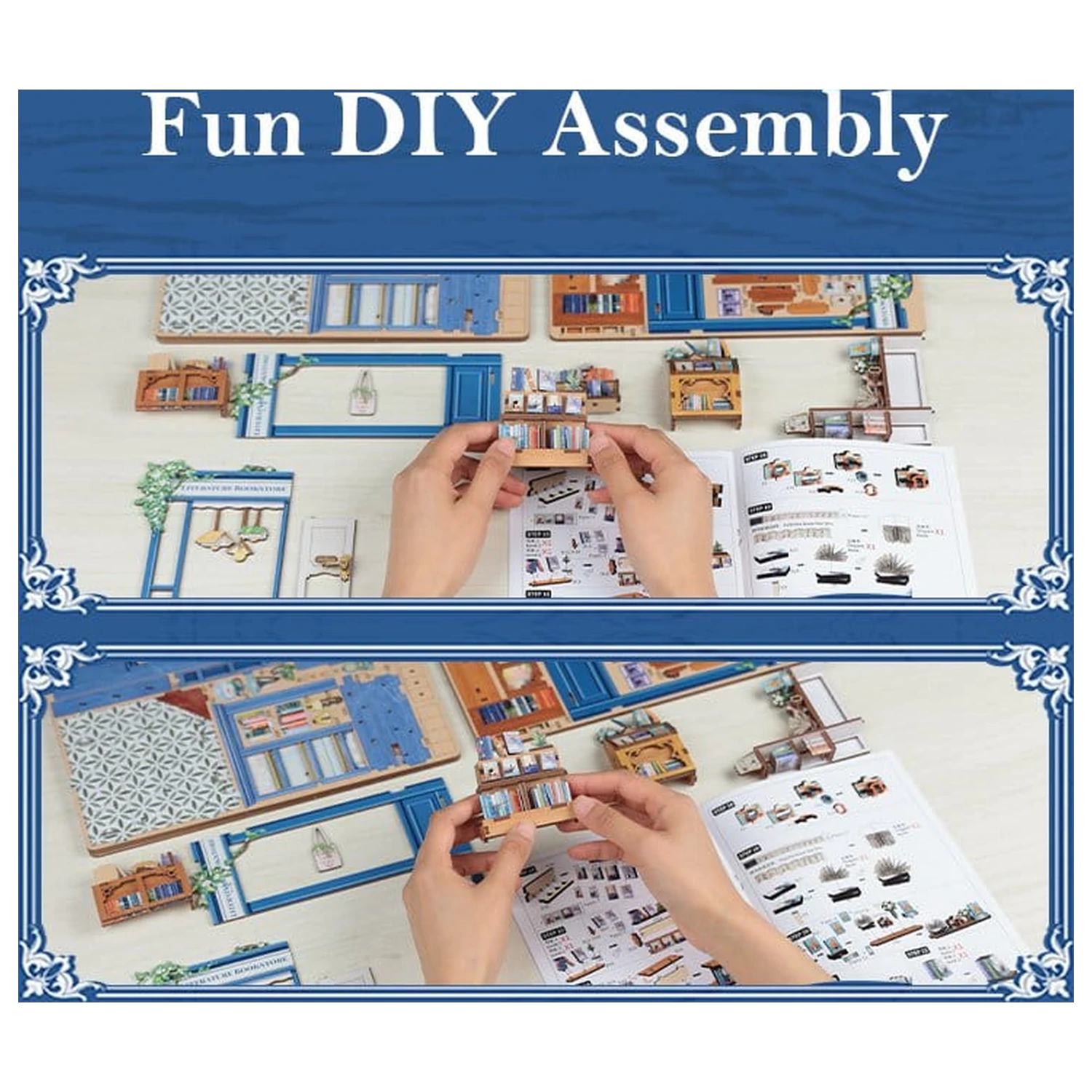 Book Nook Literatura Księgarnia 17 x 12 cm zdjęcie produktu