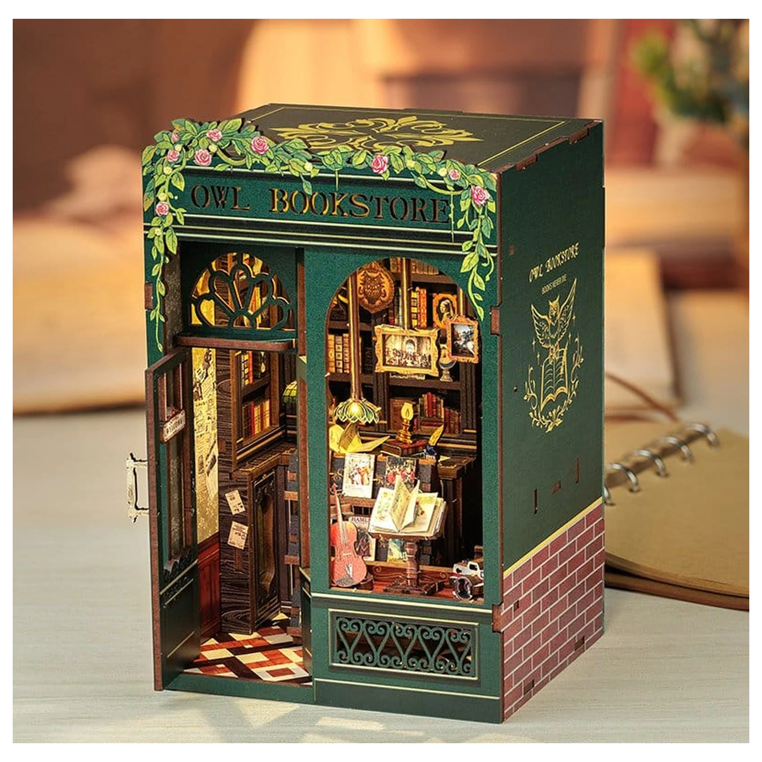 Book Nook Owl Bookstore 17 x 12 cm zdjęcie produktu