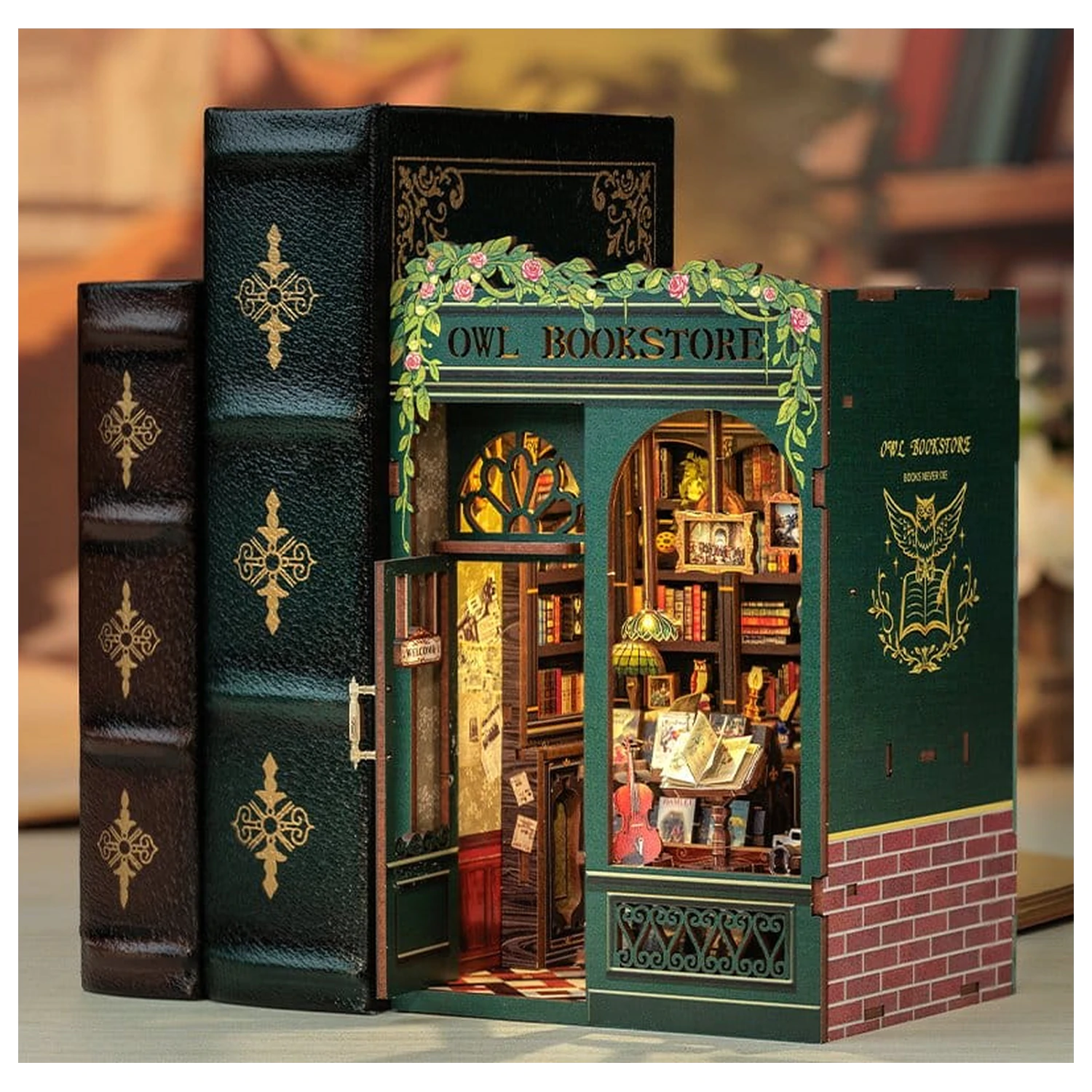 Book Nook Owl Bookstore 17 x 12 cm zdjęcie produktu