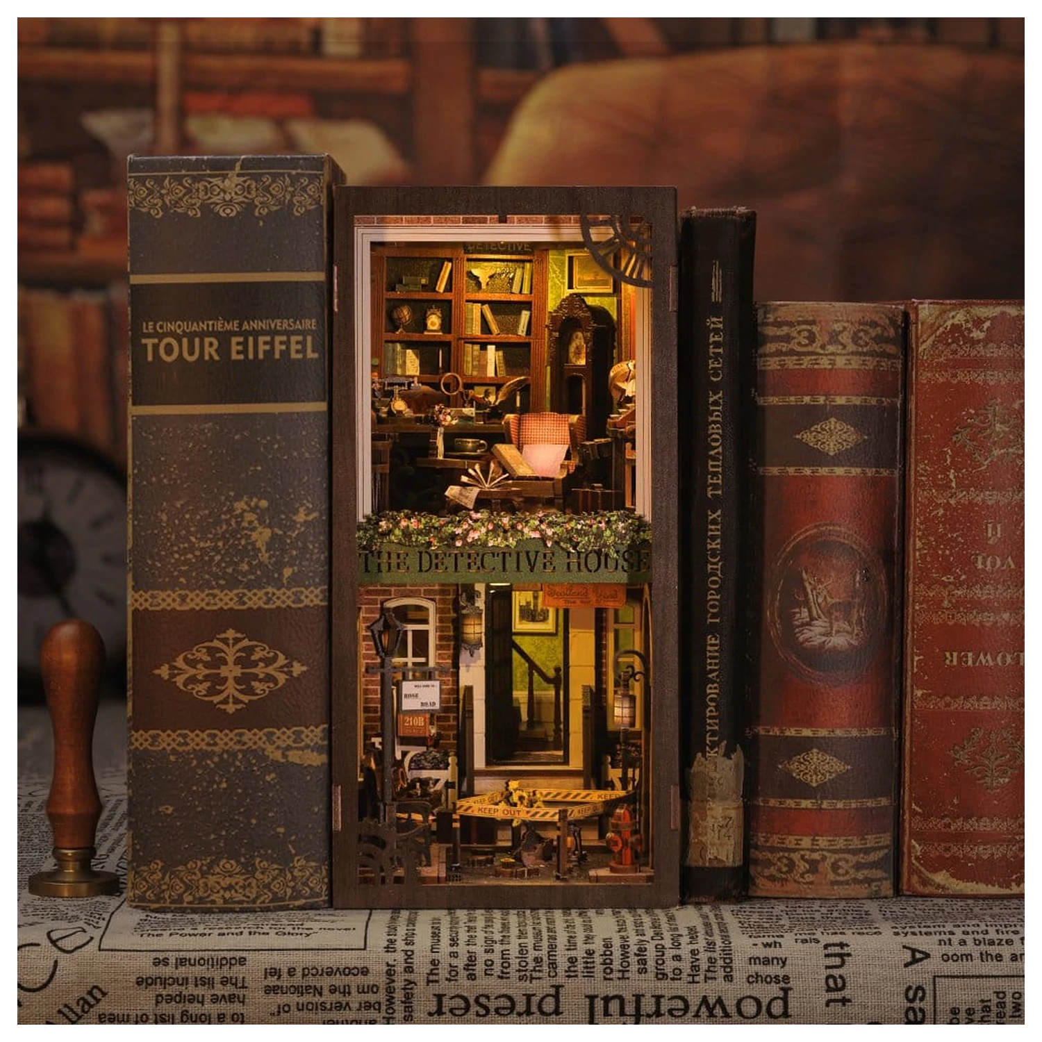 Book Nook Rose Detective Agency 23 x 11 cm zdjęcie produktu
