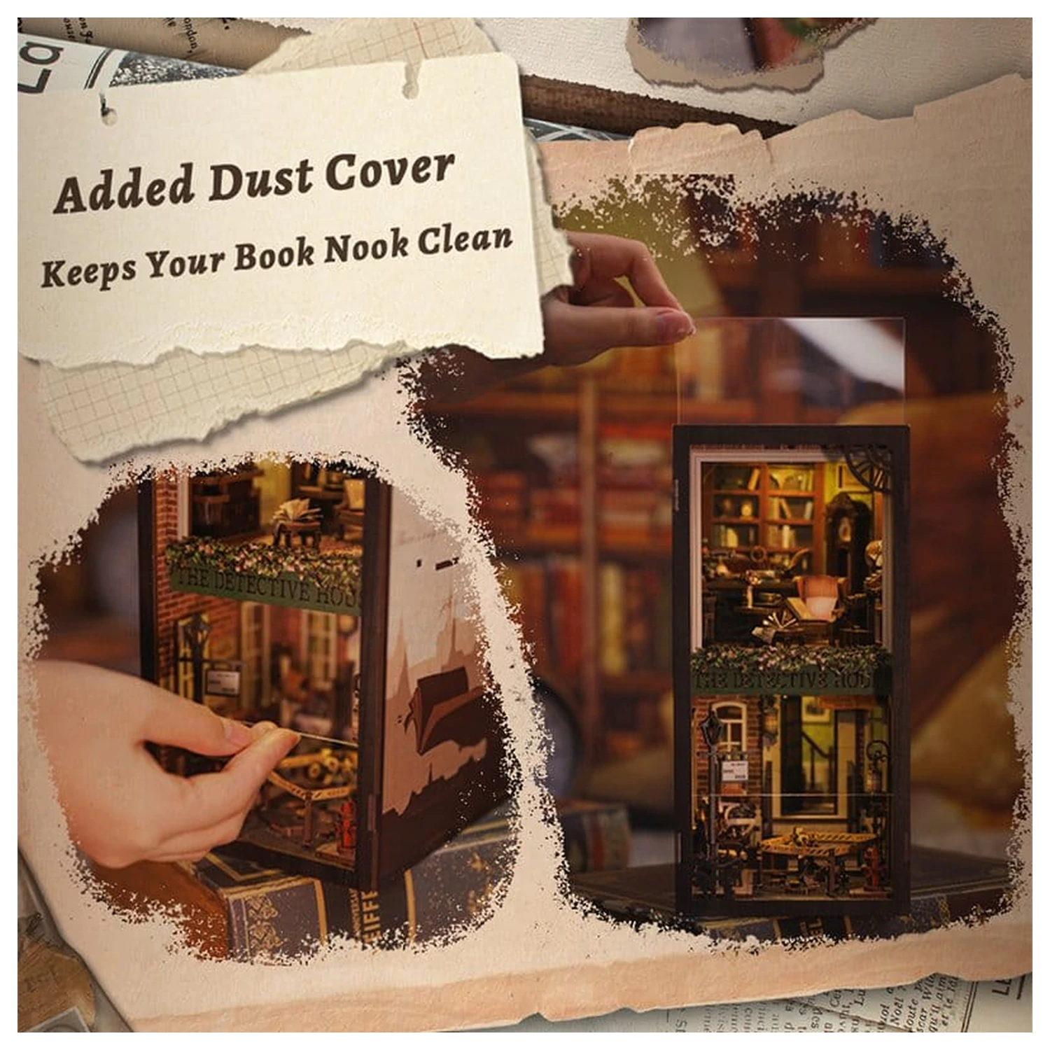 Book Nook Rose Detective Agency 23 x 11 cm zdjęcie produktu