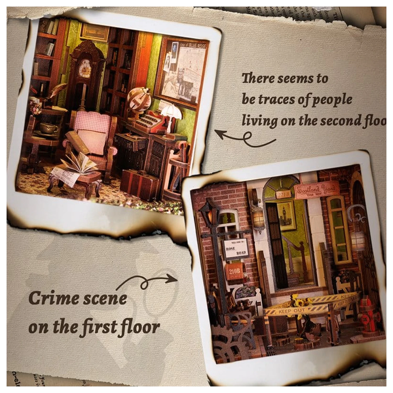 Book Nook Rose Detective Agency 23 x 11 cm zdjęcie produktu