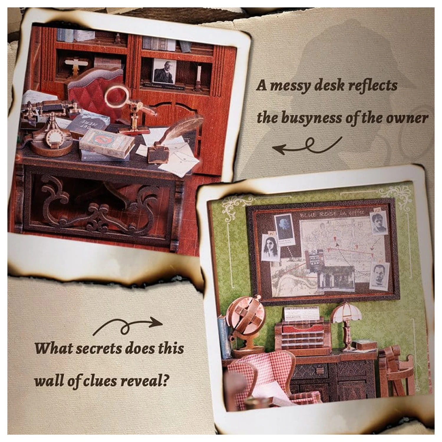 Book Nook Rose Detective Agency 23 x 11 cm zdjęcie produktu