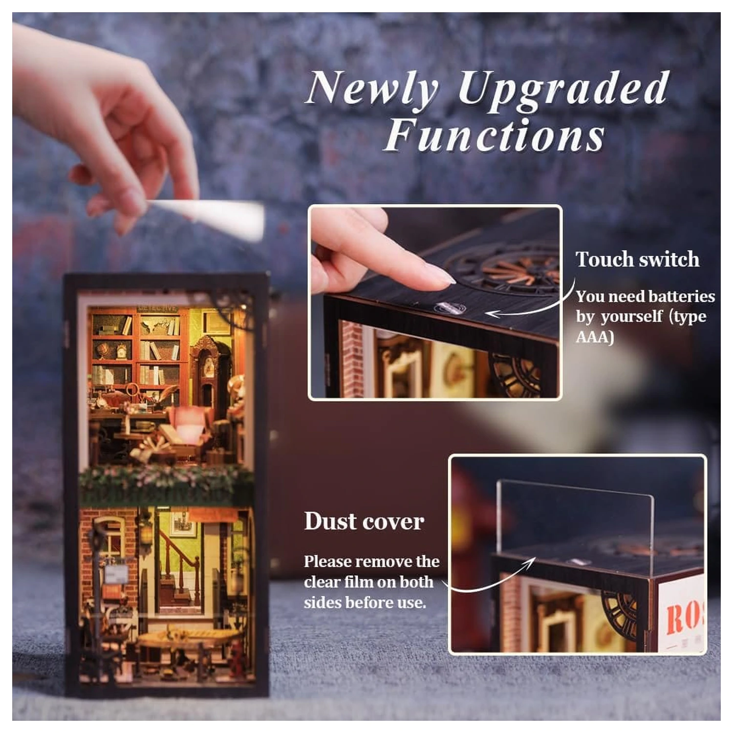 Book Nook Rose Detective Agency 23 x 11 cm zdjęcie produktu