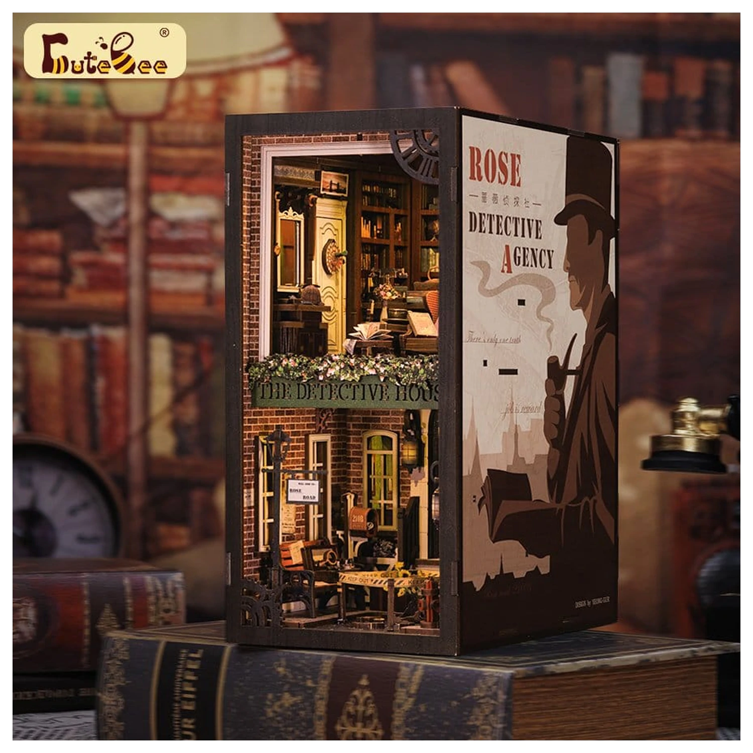 Book Nook Rose Detective Agency 23 x 11 cm zdjęcie produktu