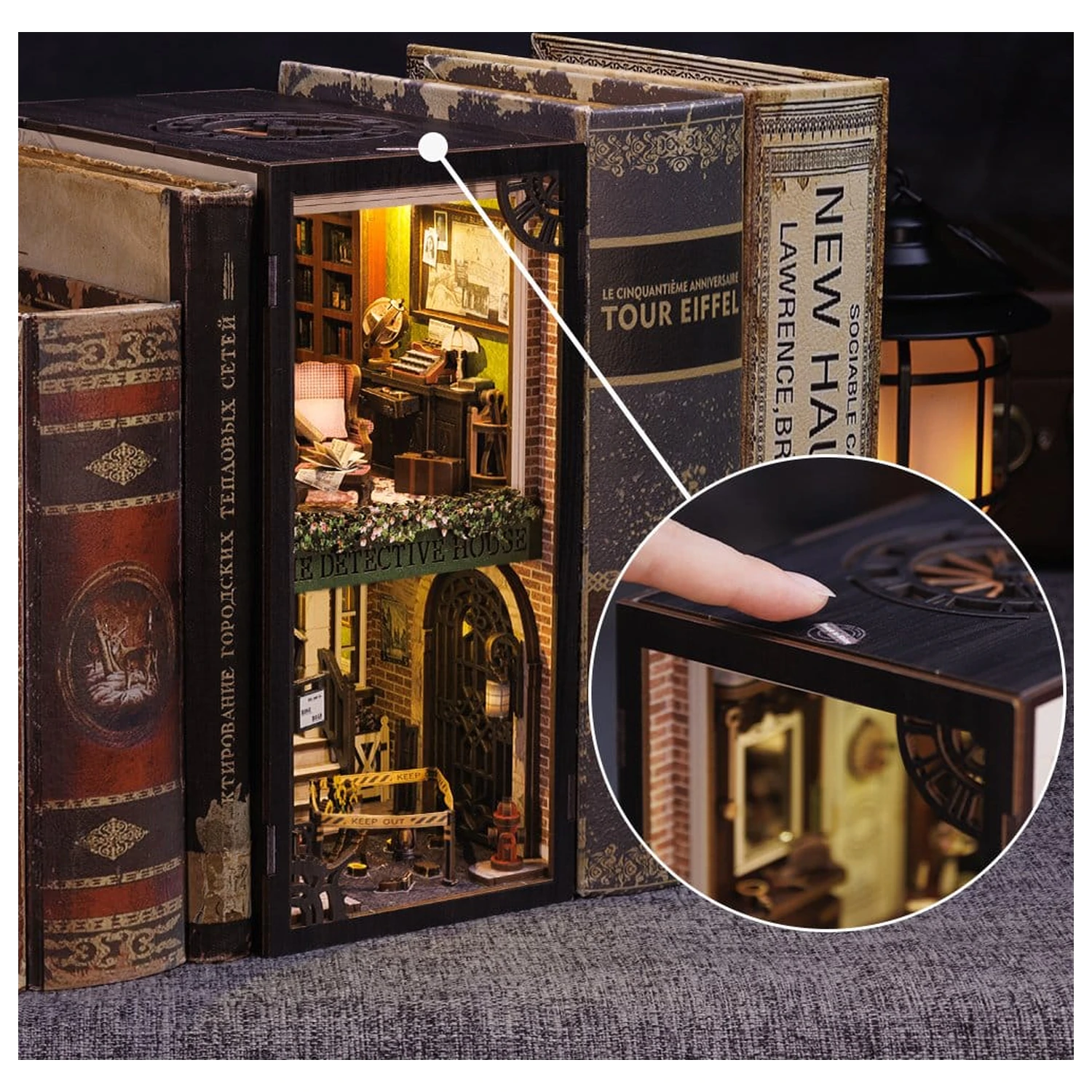 Book Nook Rose Detective Agency 23 x 11 cm zdjęcie produktu