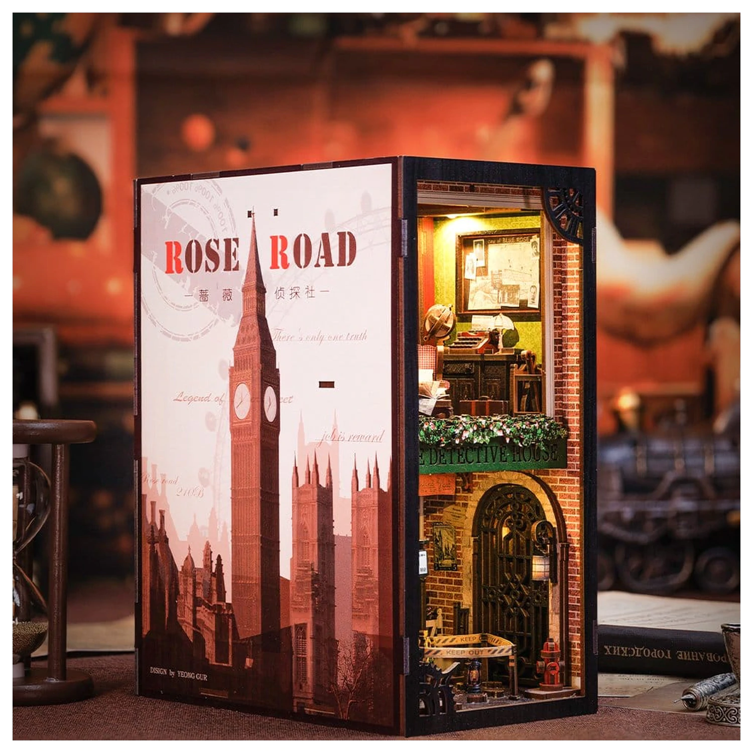 Book Nook Rose Detective Agency 23 x 11 cm zdjęcie produktu