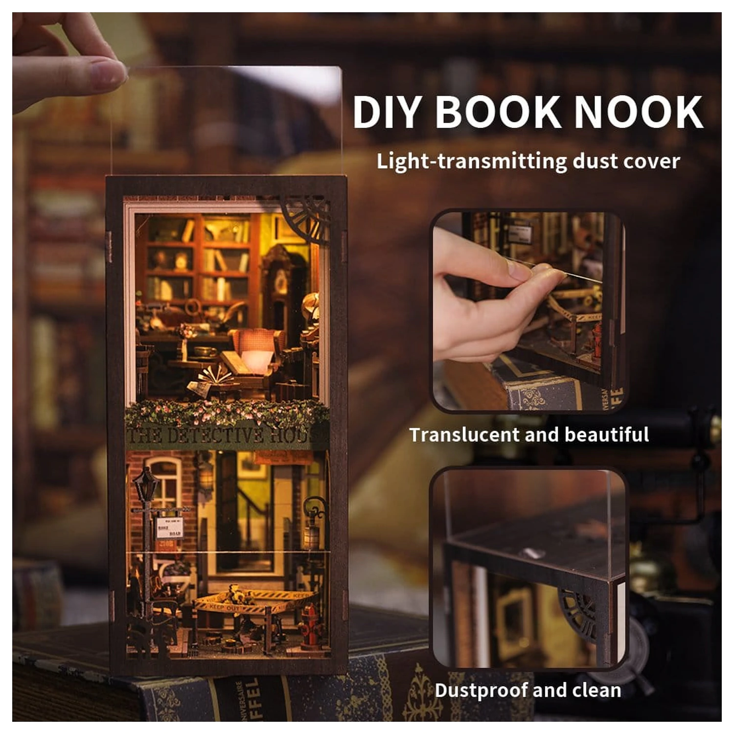 Book Nook Rose Detective Agency 23 x 11 cm zdjęcie produktu
