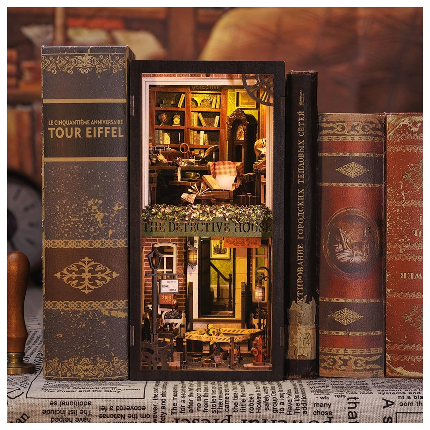 Book Nook Rose Detective Agency 23 x 11 cm zdjęcie produktu