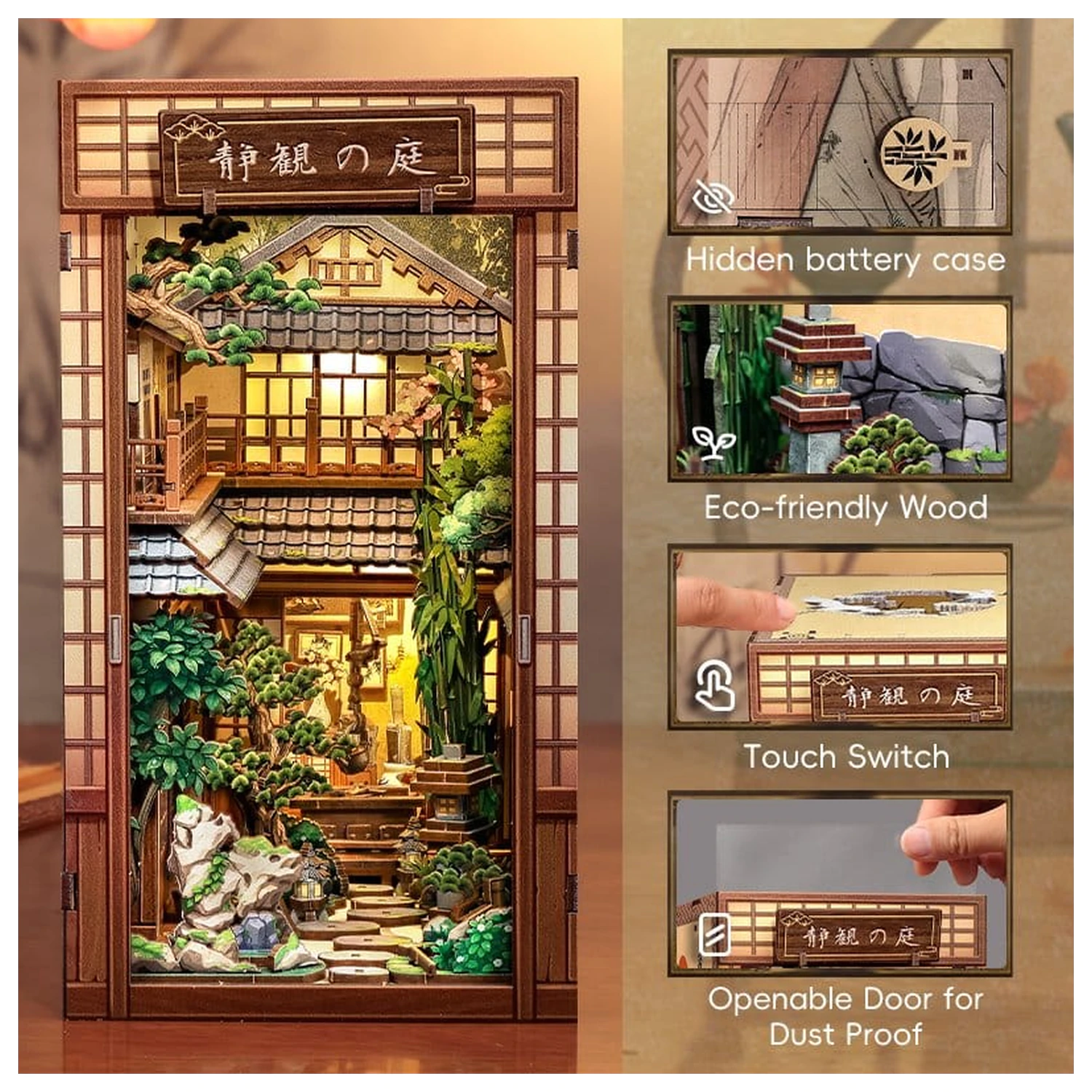 Book Nook Serene Courtyard 22 x 12 cm zdjęcie produktu