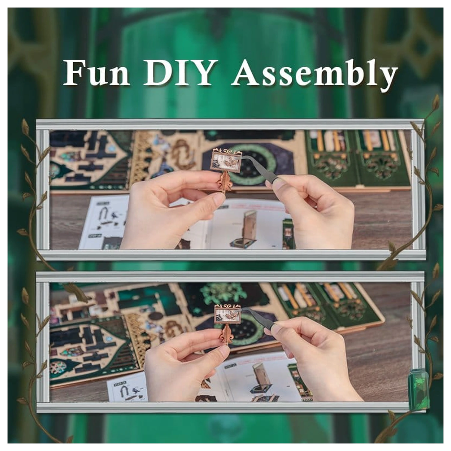 Book Nook The Darkness Herbarium 17 x 12 cm zdjęcie produktu